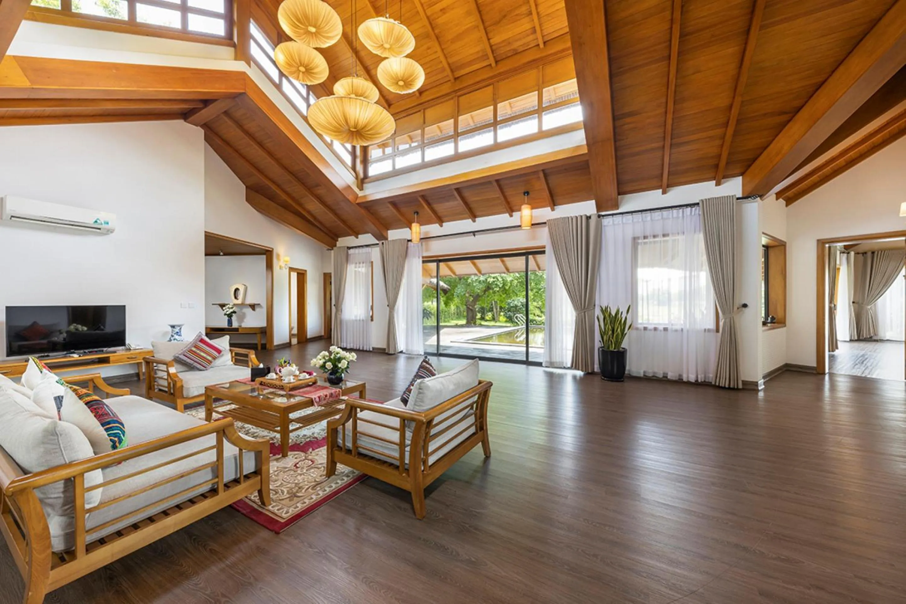 Living room in Serena Kim Boi Resort - Hoa Binh