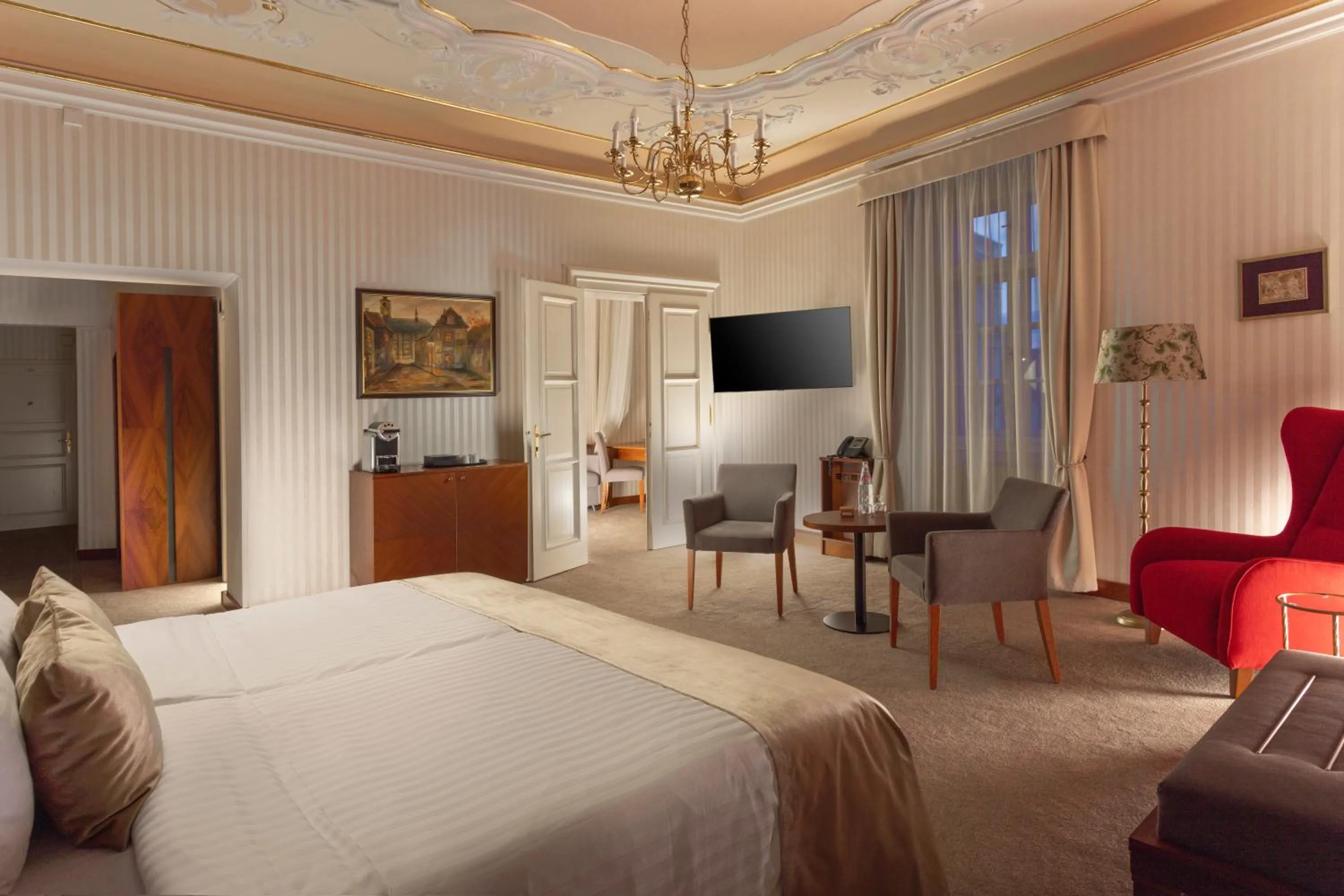 Bed in Hotel Pod Věží