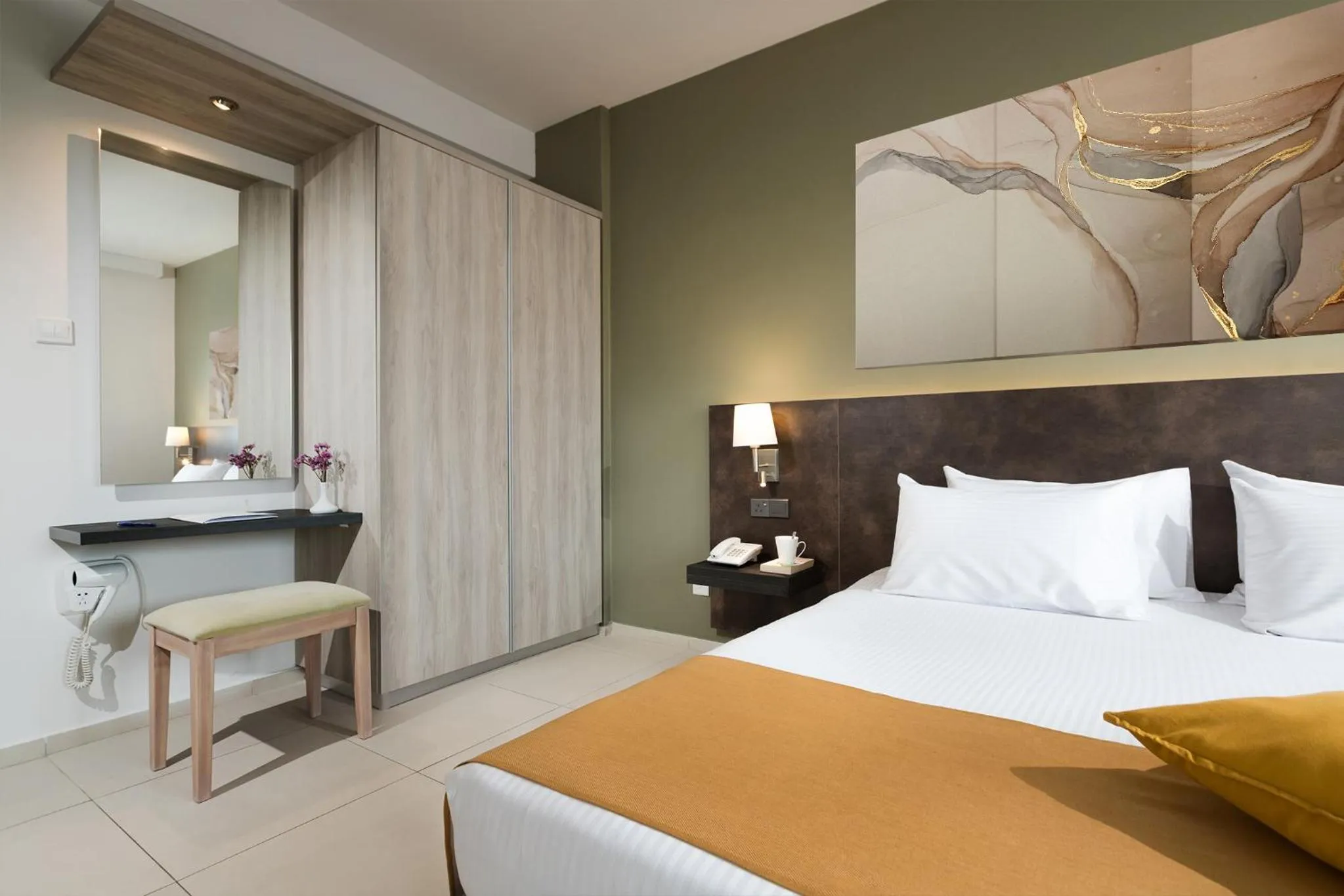 Bed in Mayfair Hotel