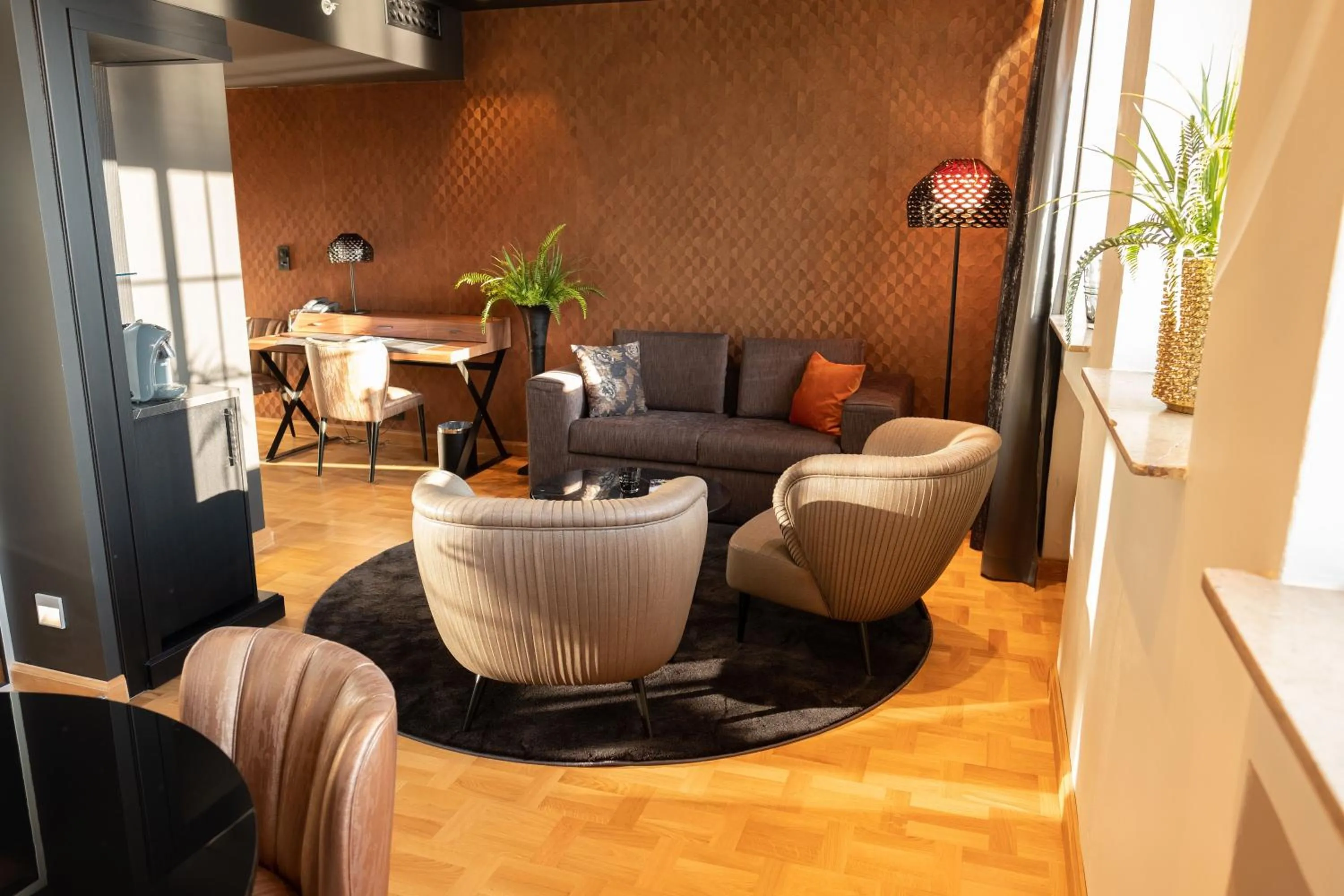 Living room in Home Hotel Havnekontoret