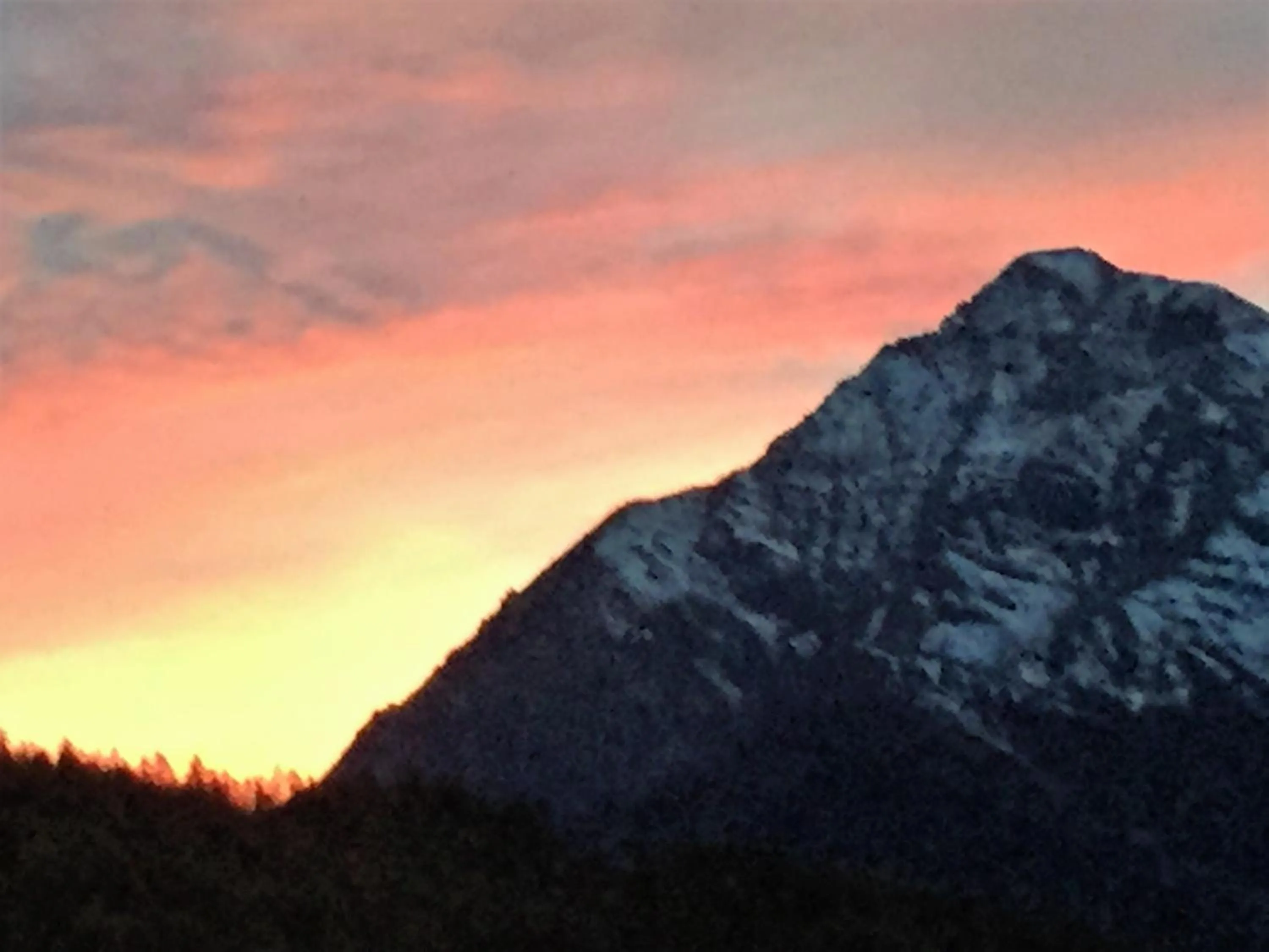 Mountain view in Hotel Martin