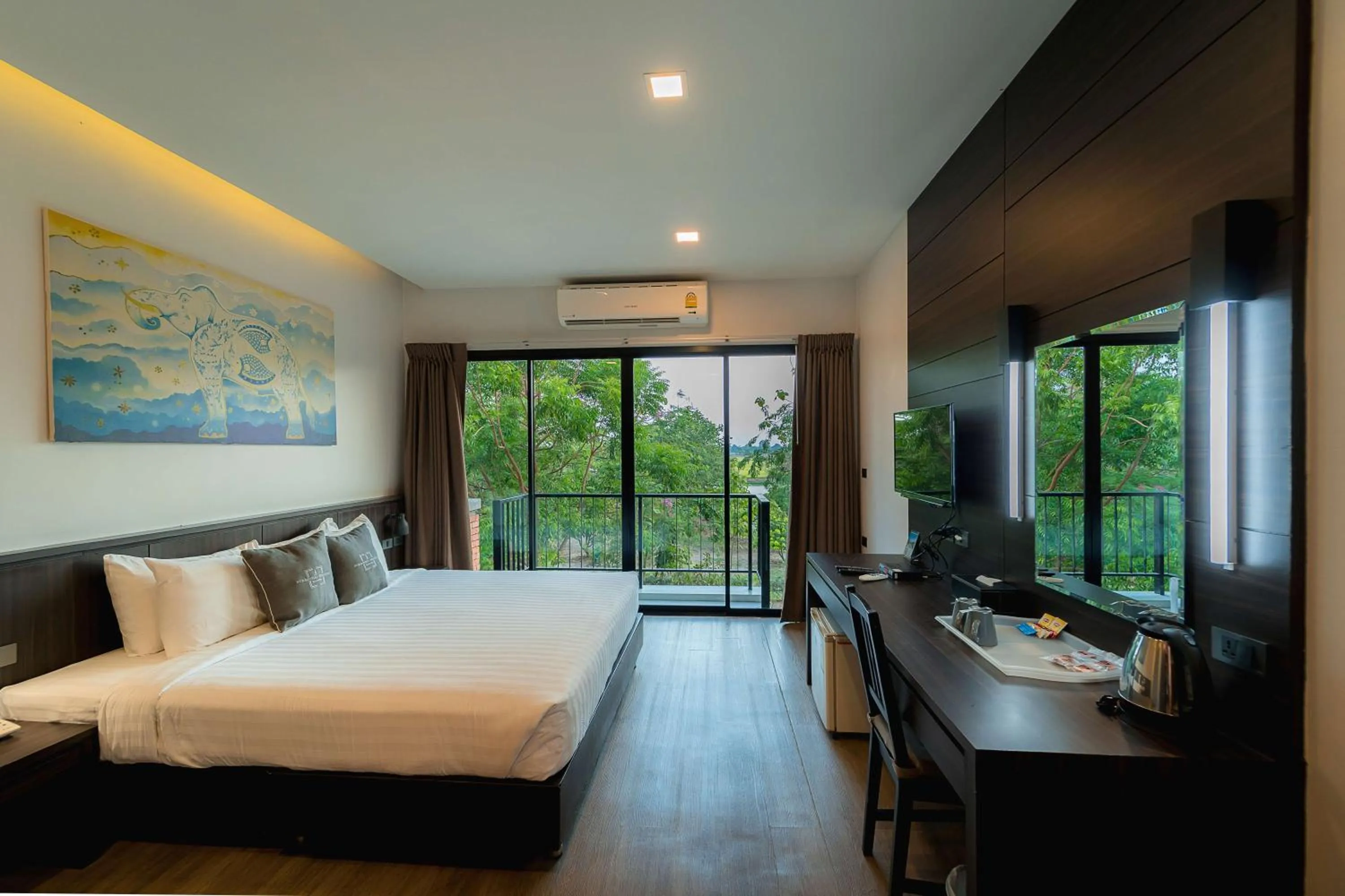 Bed in Sukhothai Treasure Resort & Spa