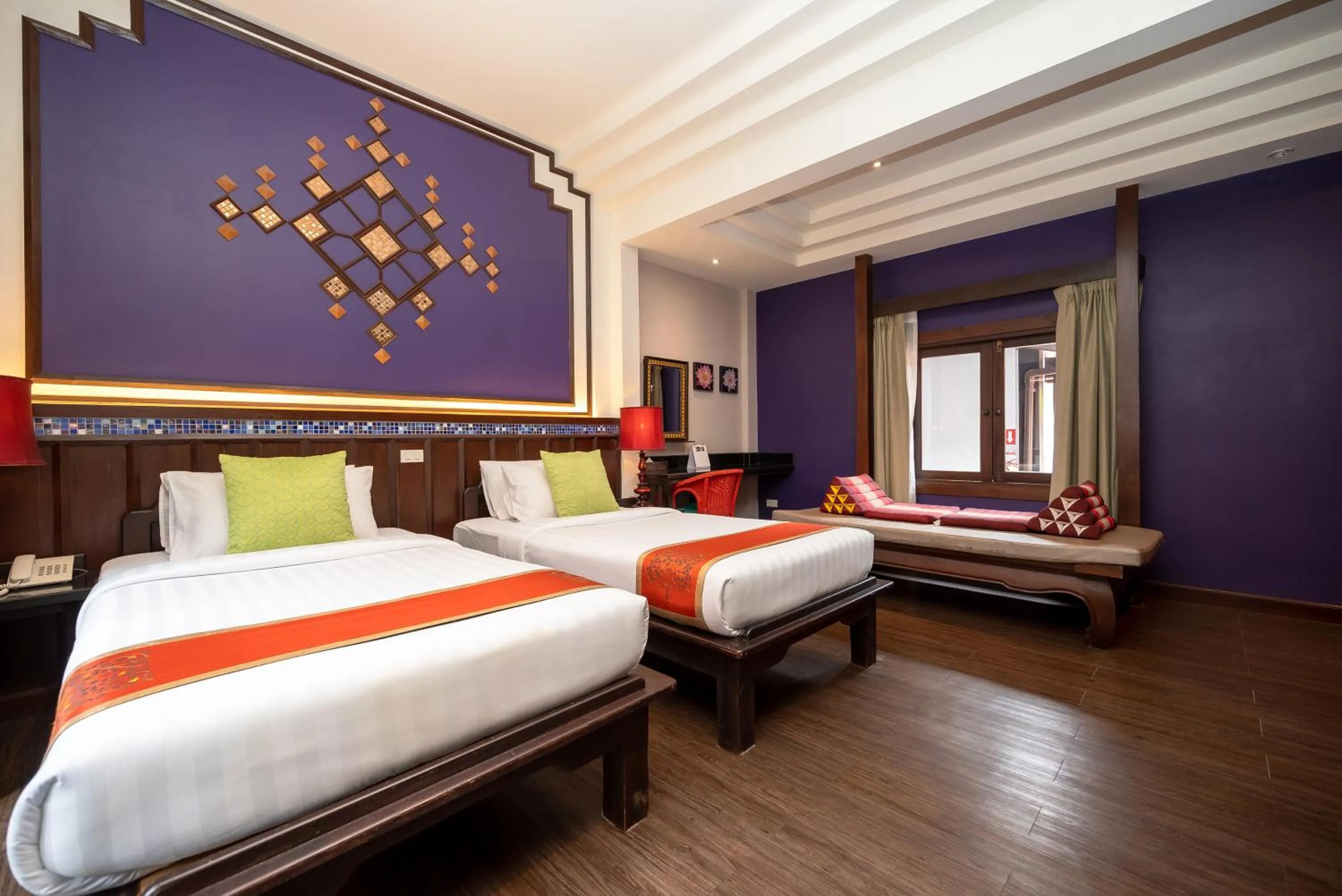 Bedroom, Bed in Legendha Sukhothai Hotel