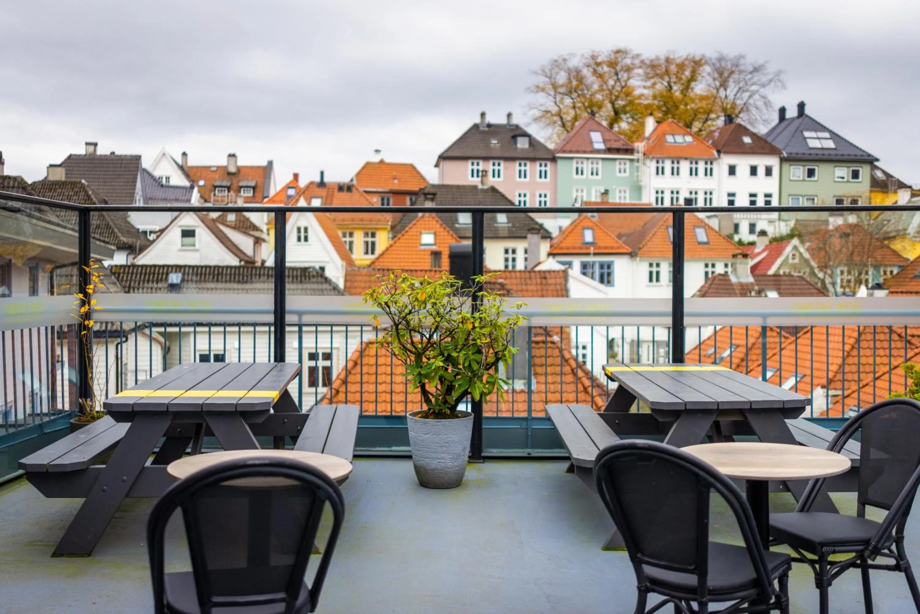 Patio in Comfort Hotel Bergen