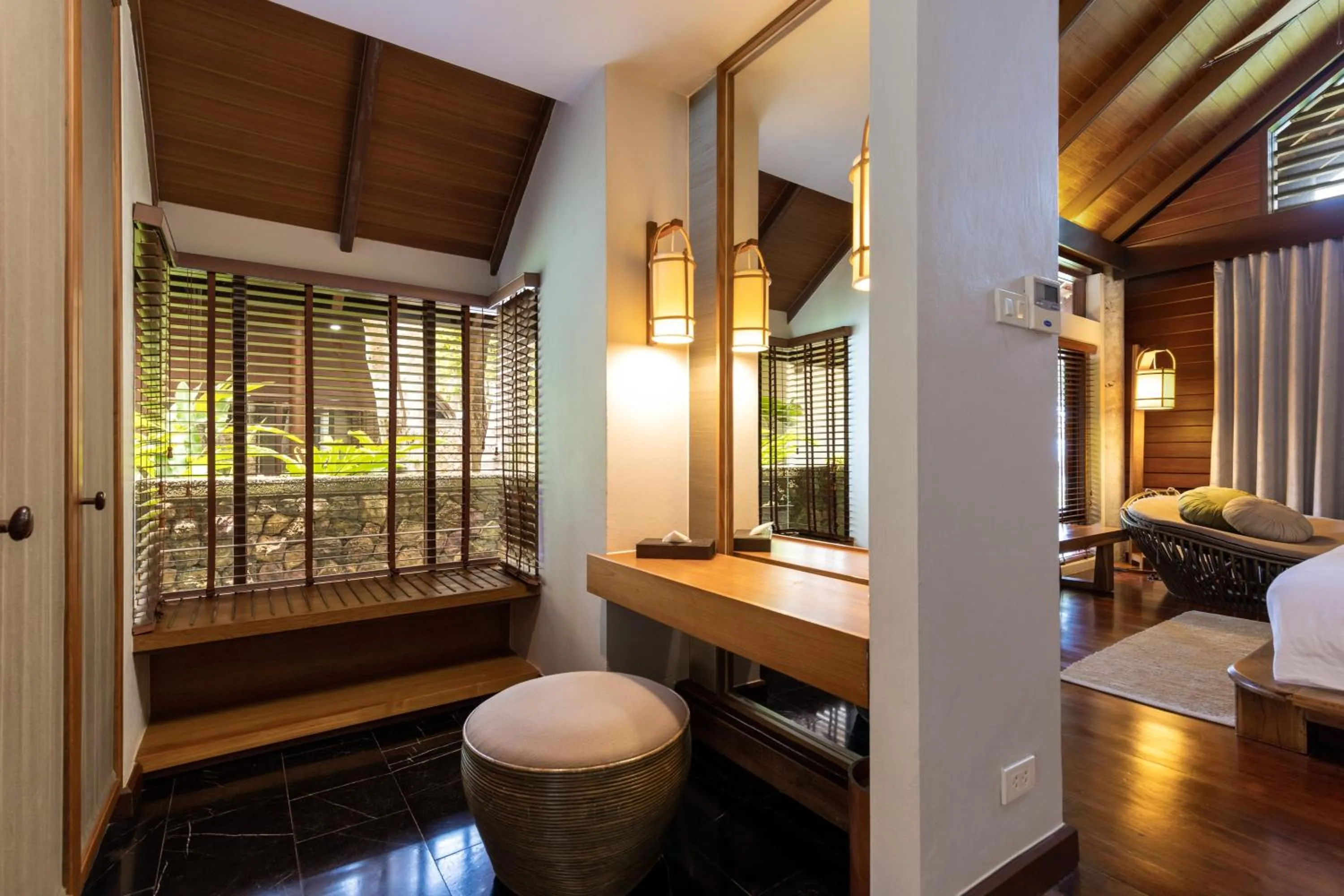 Seating area, Bed in The Tubkaak Krabi Boutique Resort