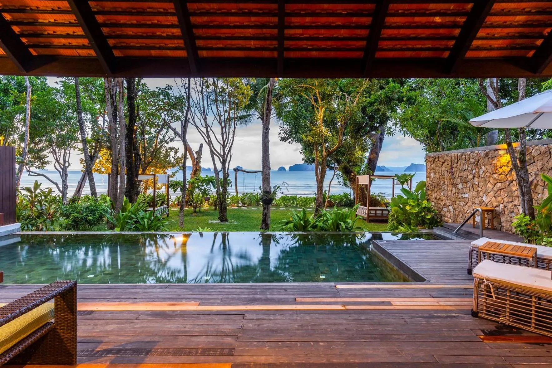 Pool view in The Tubkaak Krabi Boutique Resort