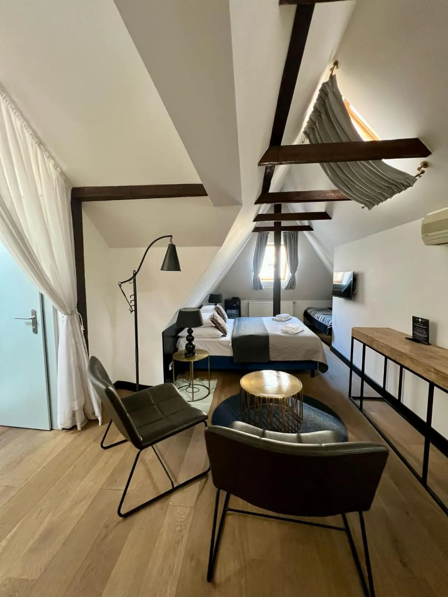 Seating area in Antik Hotel Prague