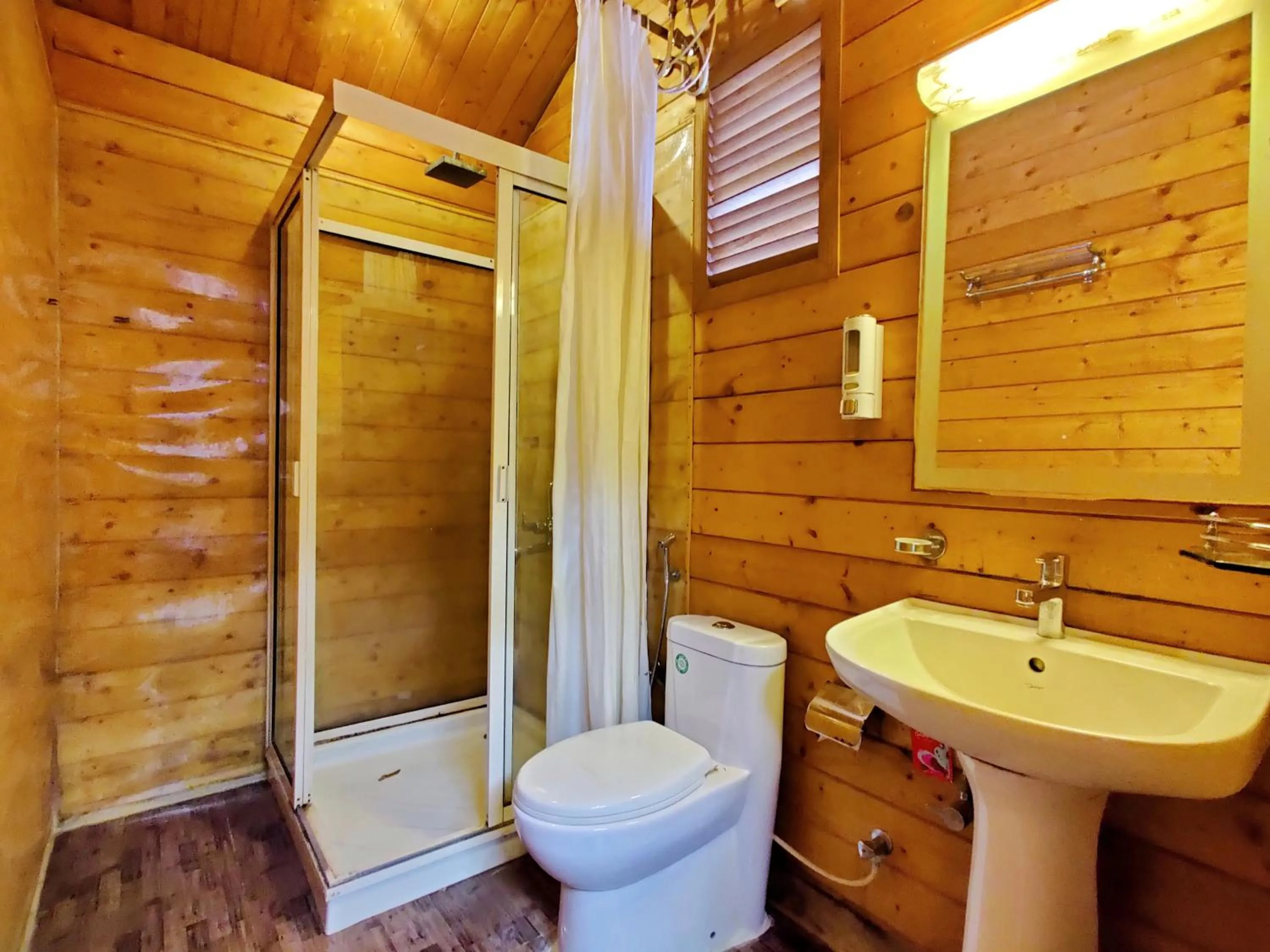 Bathroom in La Vie Woods- couples/families only