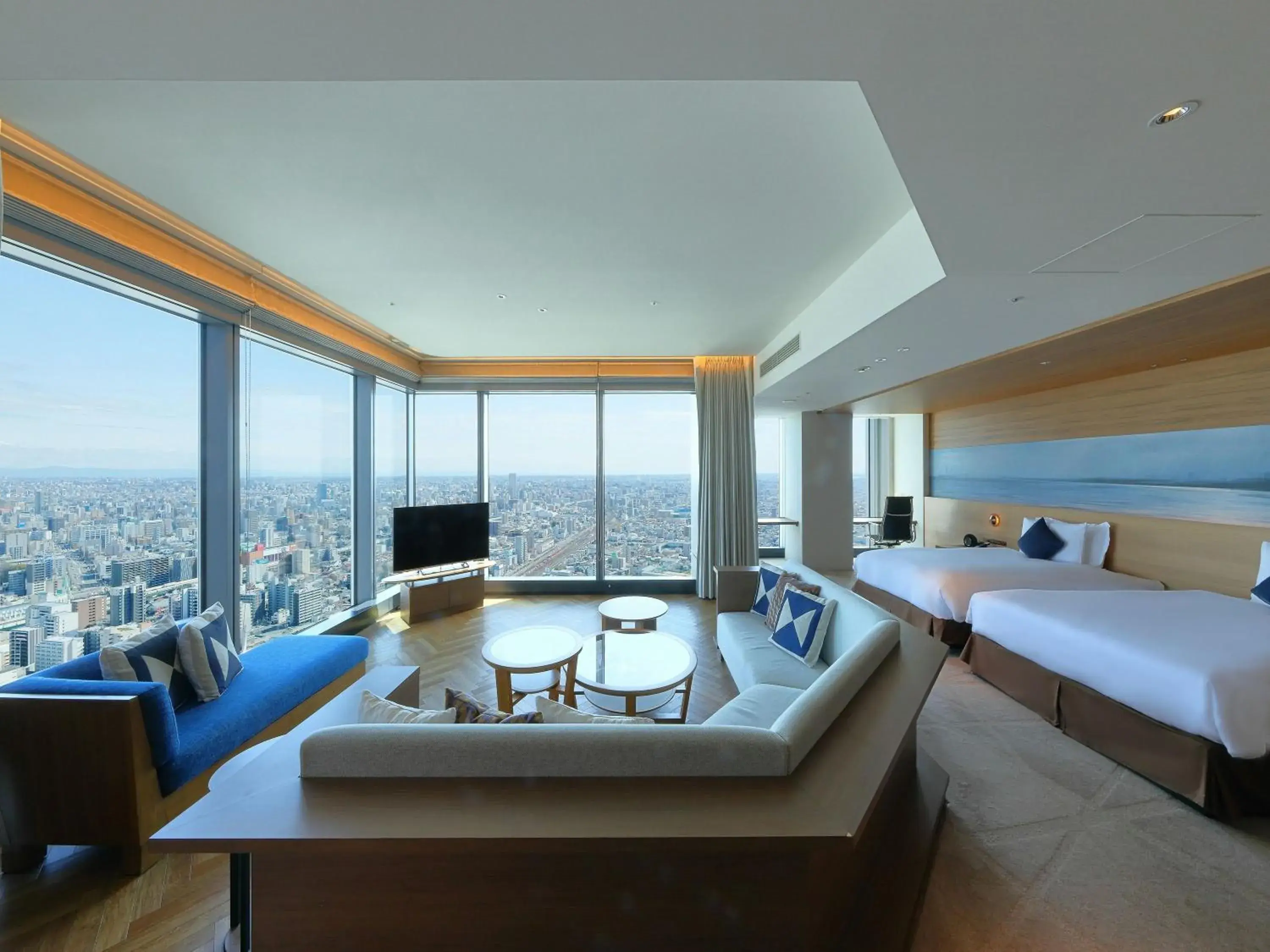 Premium Corner Twin Room with Club Lounge Access - single occupancy in Nagoya Prince Hotel Sky Tower Premium Corner Twin Room with Club Lounge Access - single occupancy in Nagoya Prince Hotel Sky Tower