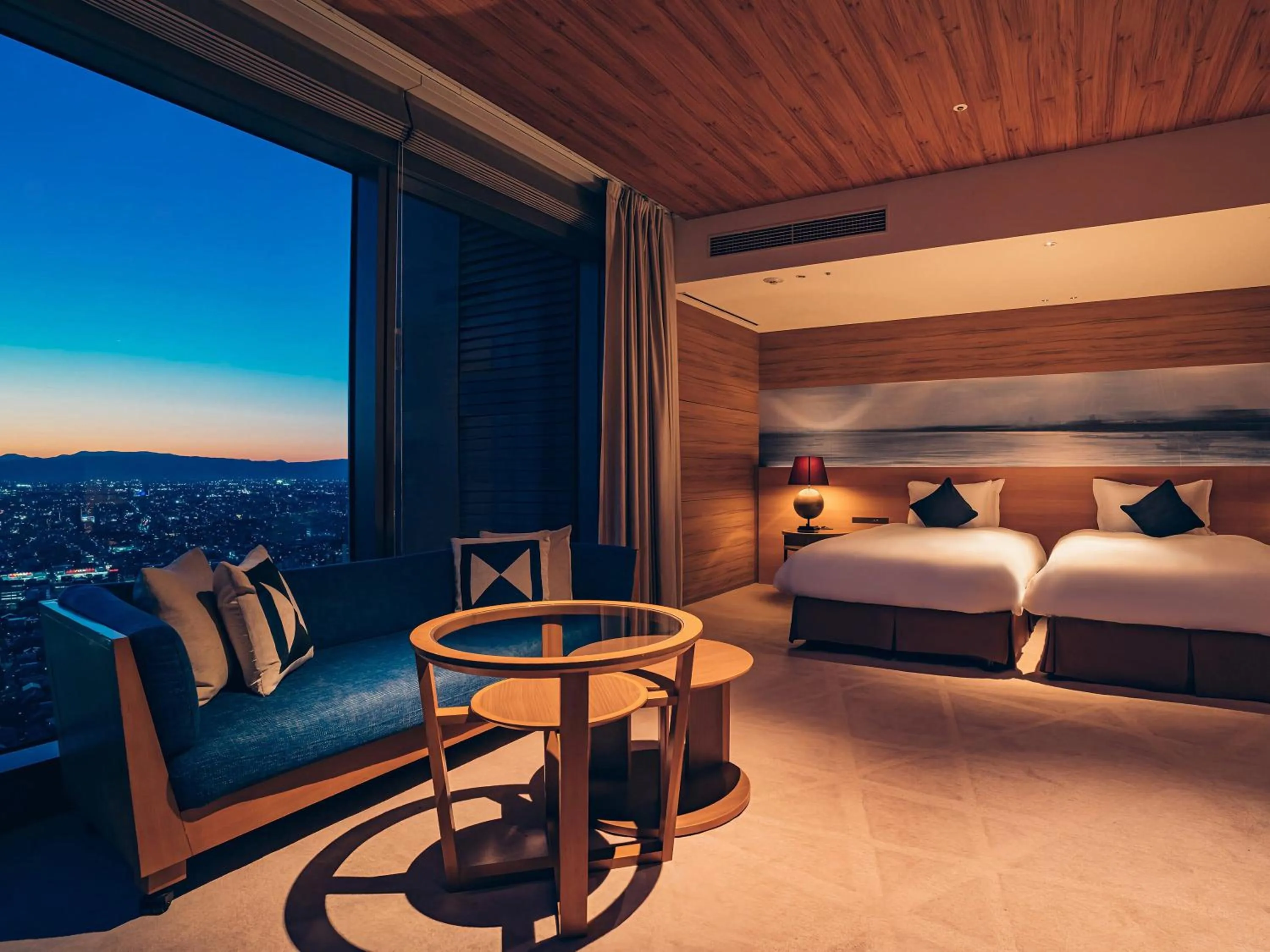 Photo of the whole room, Bed in Nagoya Prince Hotel Sky Tower