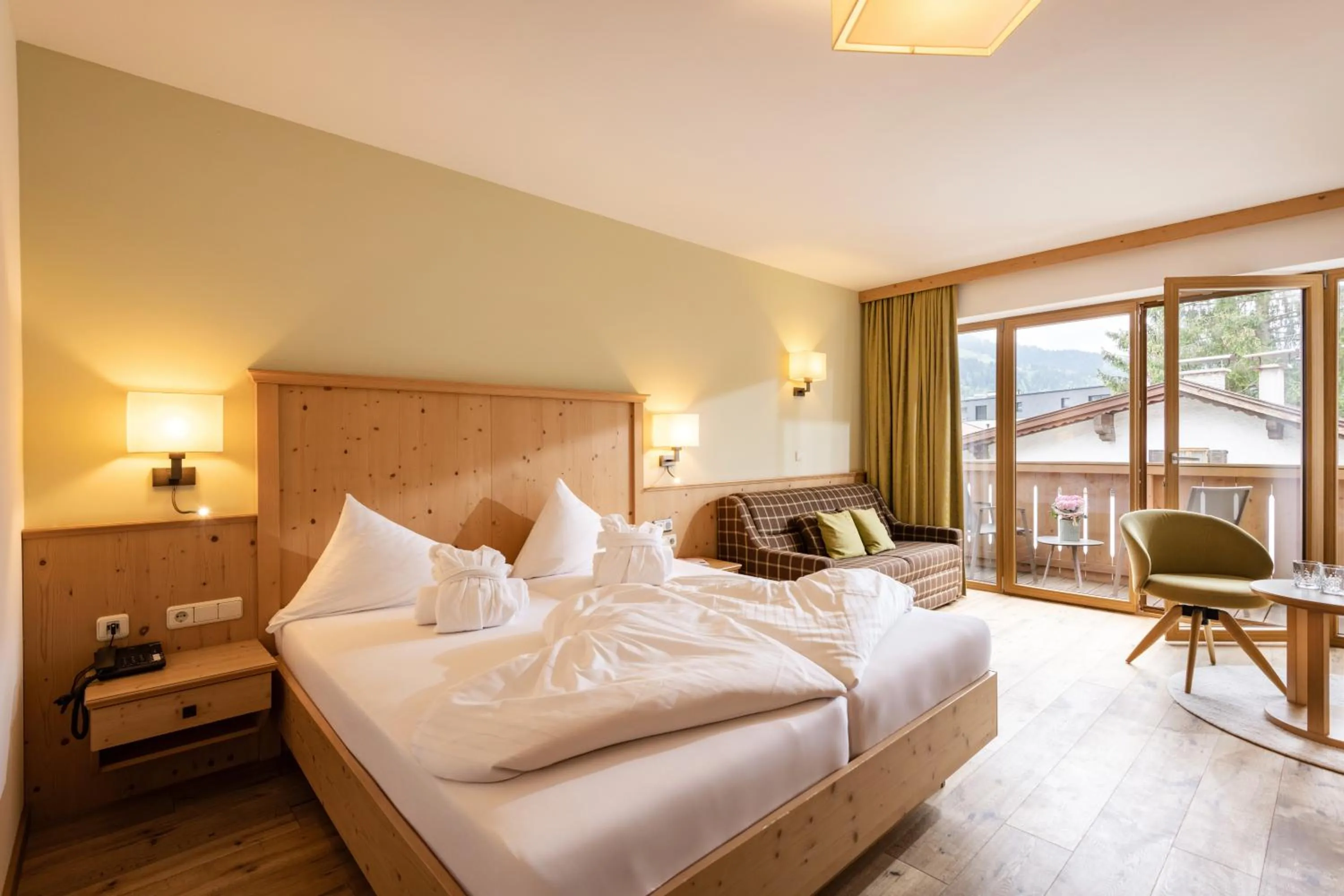 Bed in Alpen Glück Hotel Kirchberger Hof