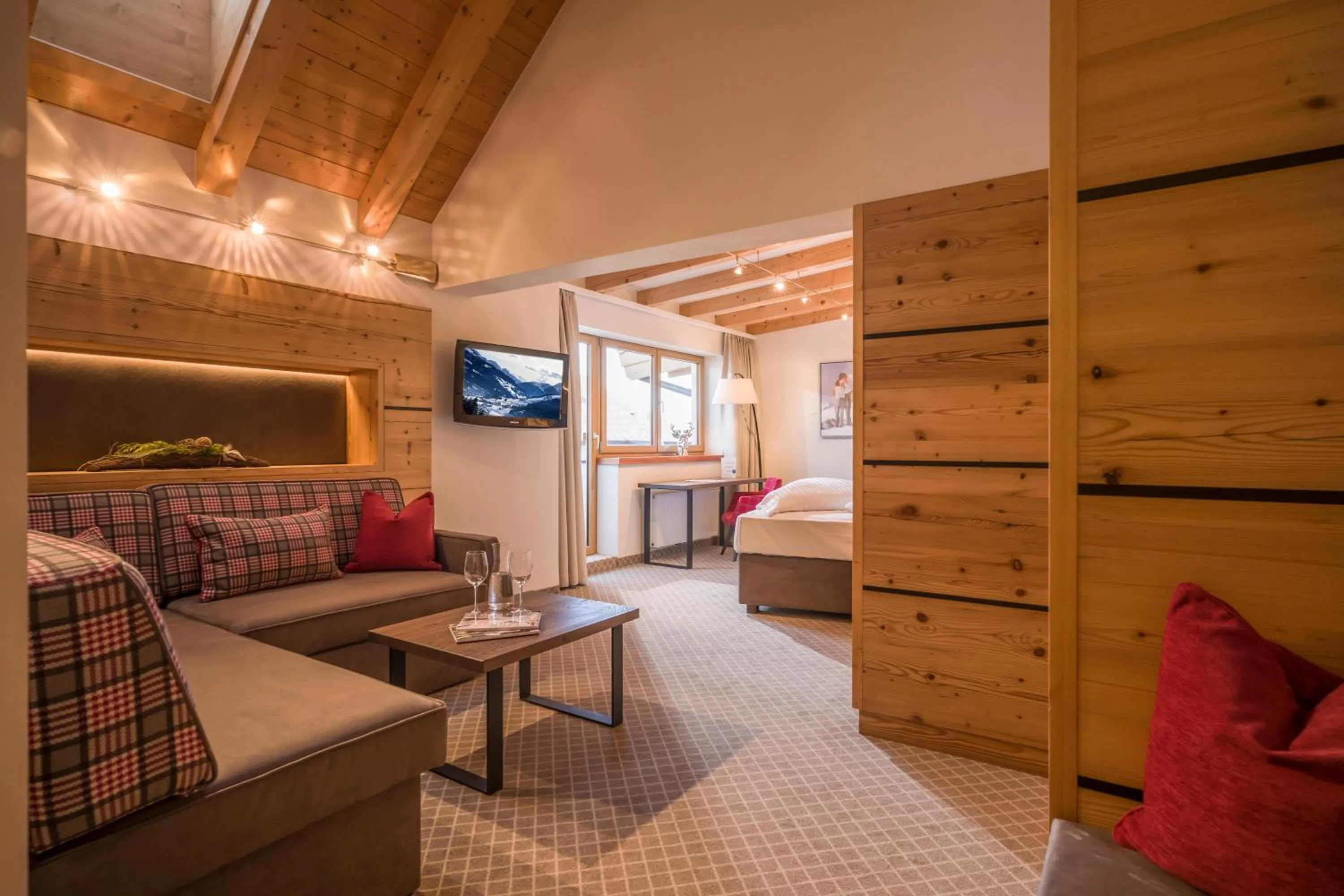 Photo of the whole room, Bed in Alpen Glück Hotel Kirchberger Hof