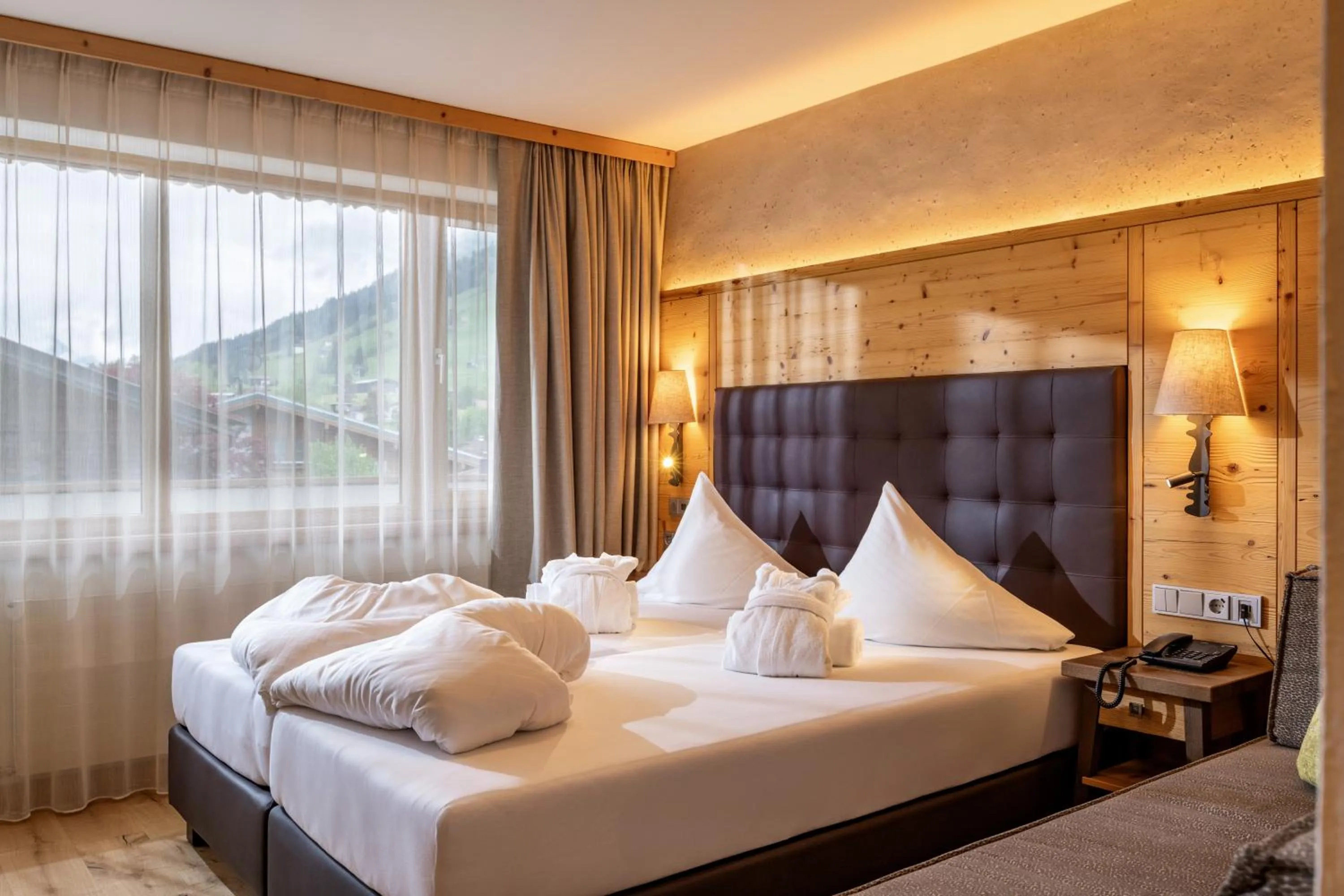 Bed in Alpen Glück Hotel Kirchberger Hof