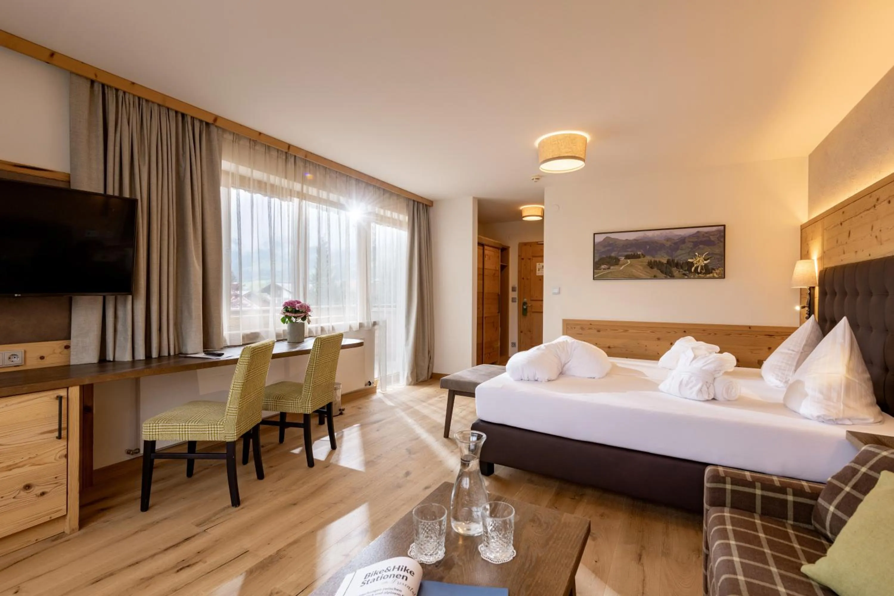 Bed in Alpen Glück Hotel Kirchberger Hof