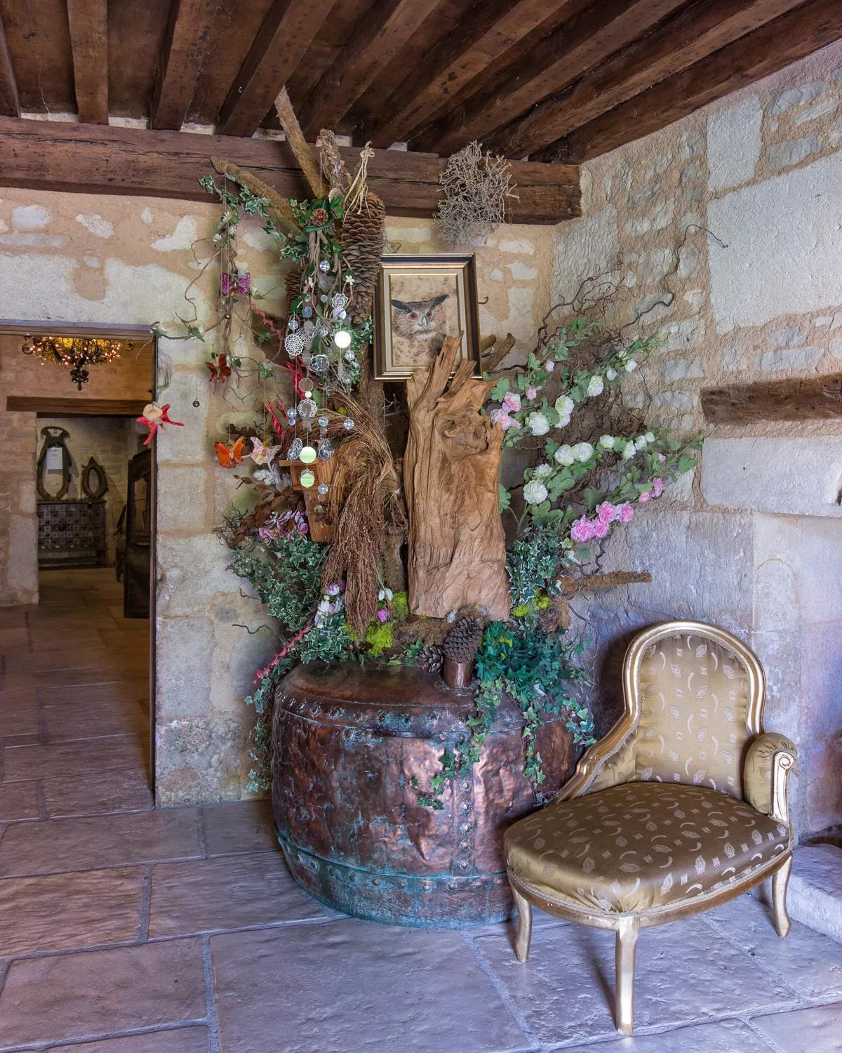 Lobby or reception in Auberge de l'Abbatiale