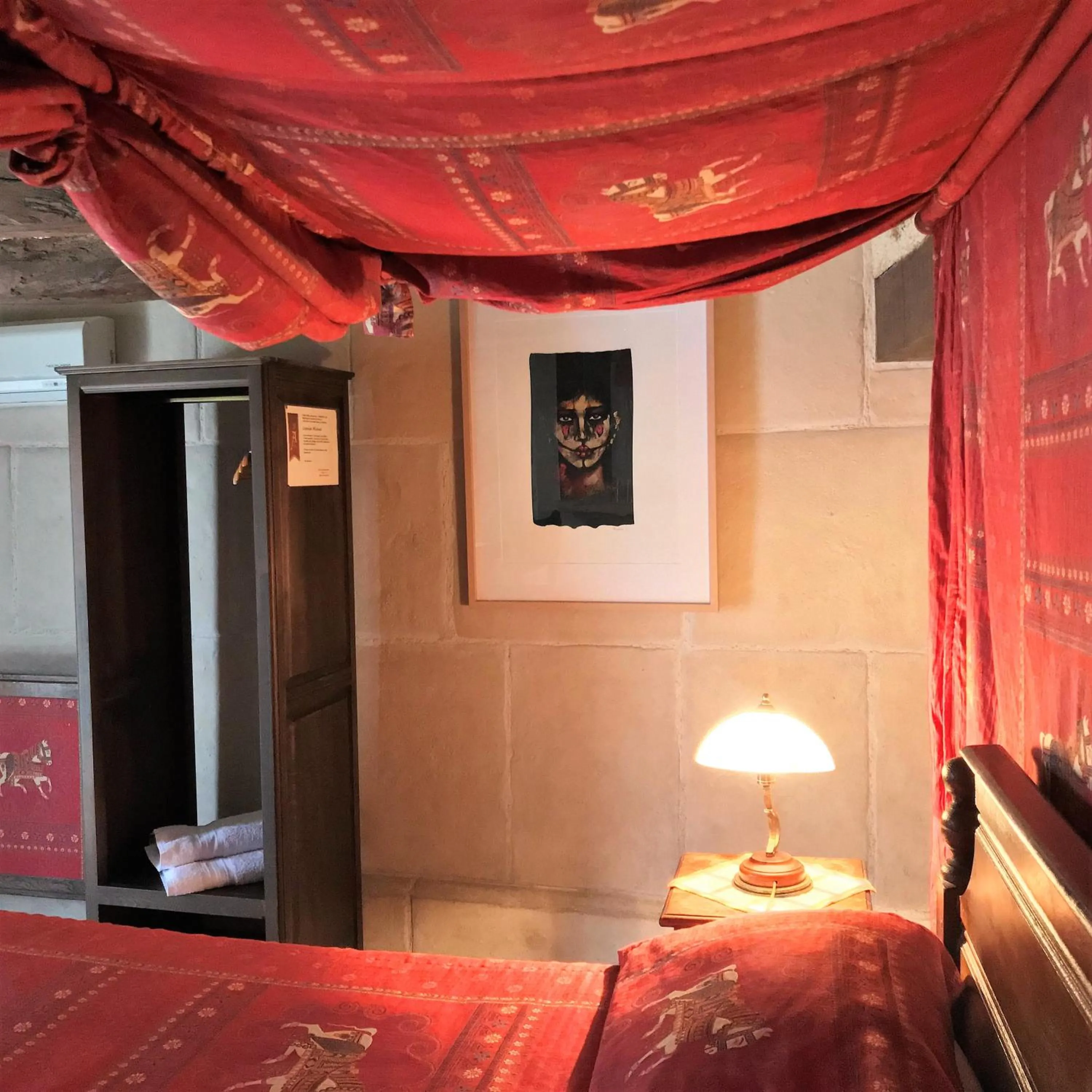 Decorative detail in Auberge de l'Abbatiale