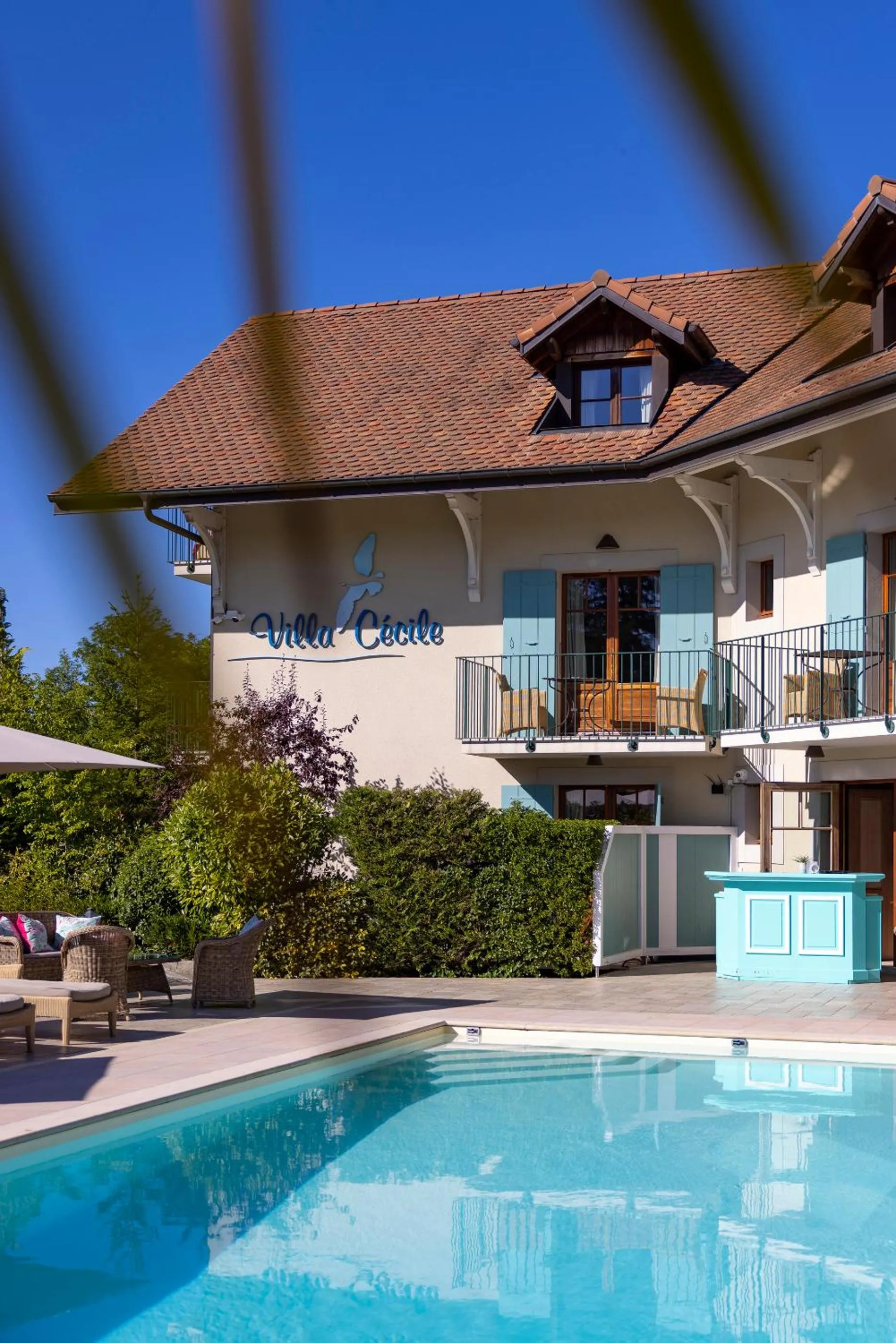 Swimming pool in Villa Cécile