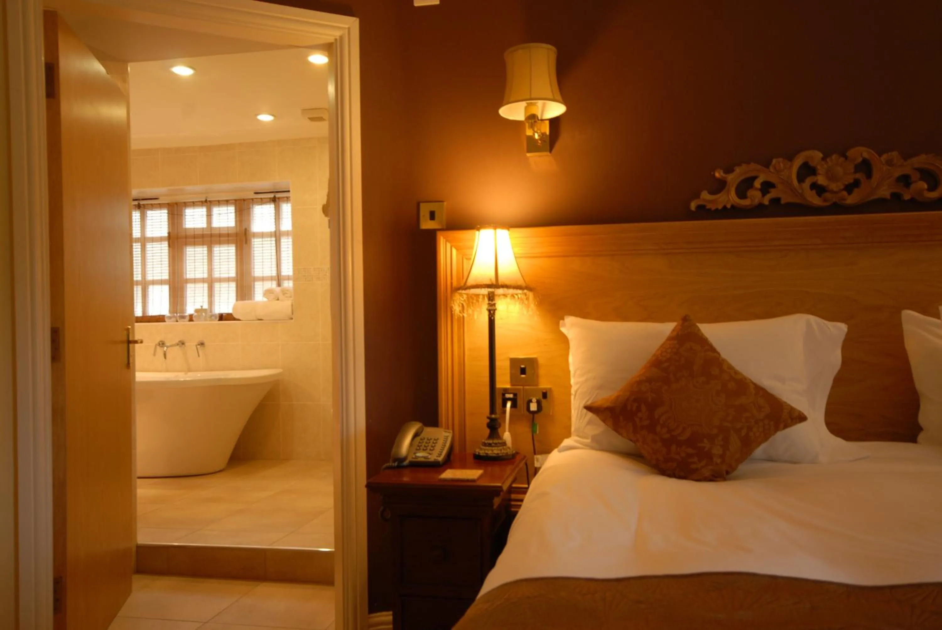 Bed in Losehill House Hotel & Spa