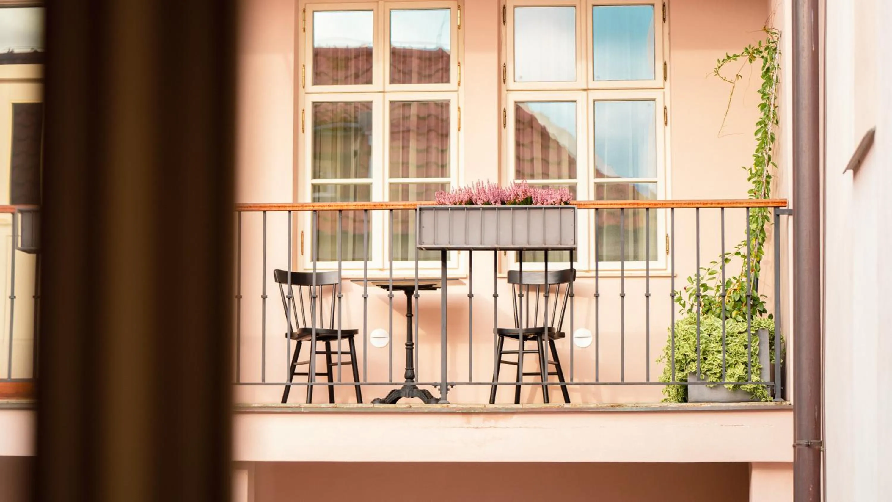 Patio in Hotel Golden Key Prague Castle