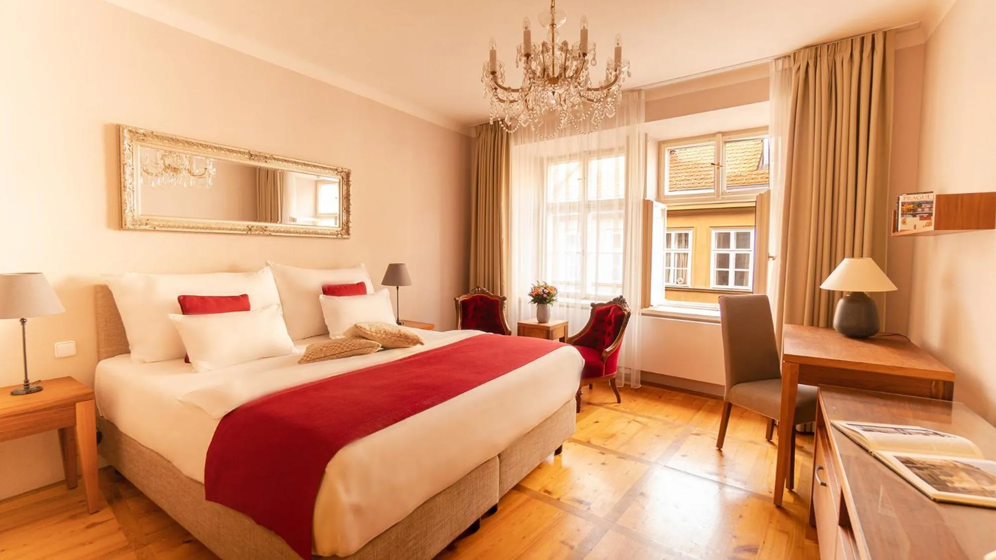 Photo of the whole room, Bed in Hotel Golden Key Prague Castle