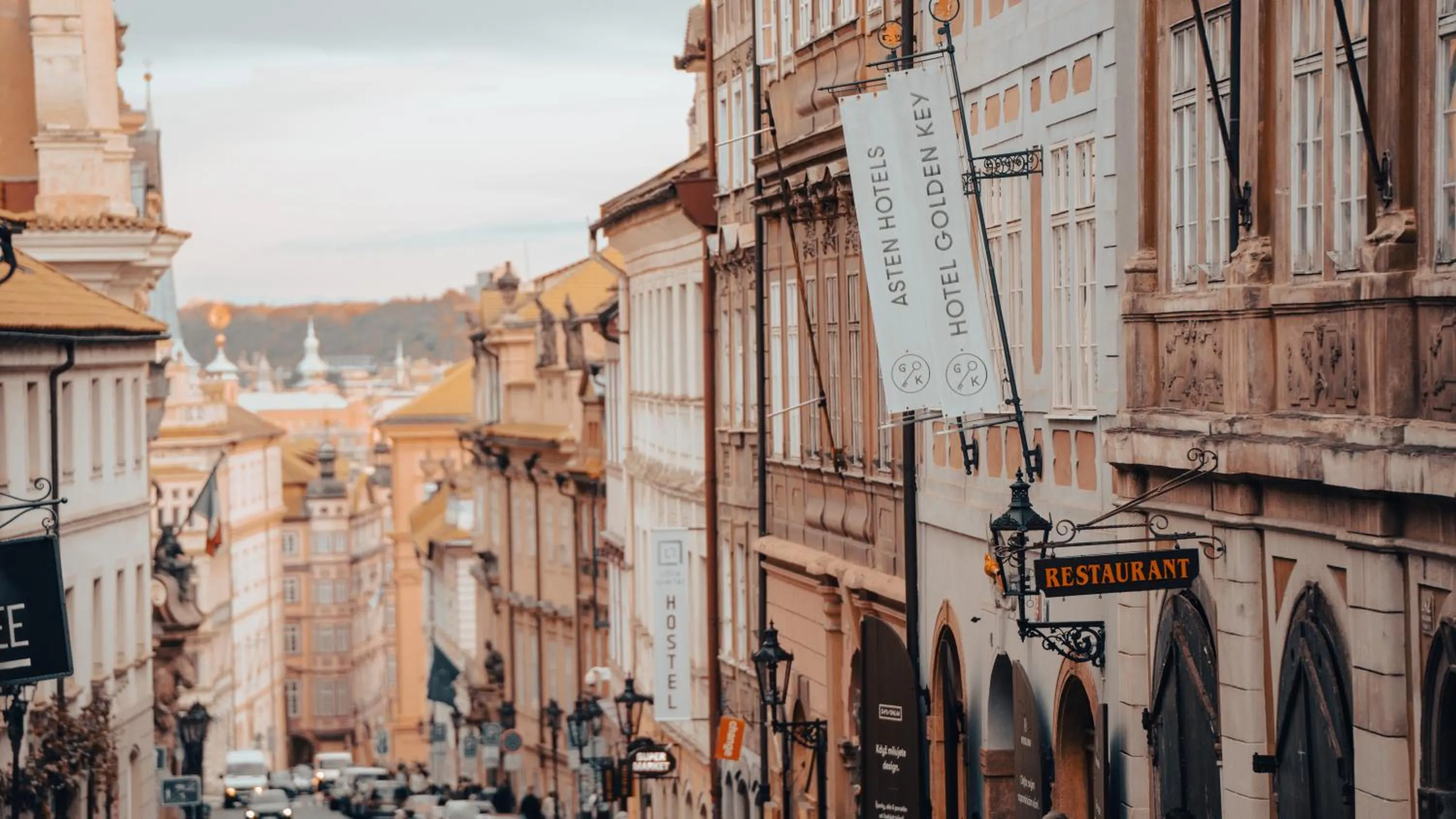 Property building in Hotel Golden Key Prague Castle