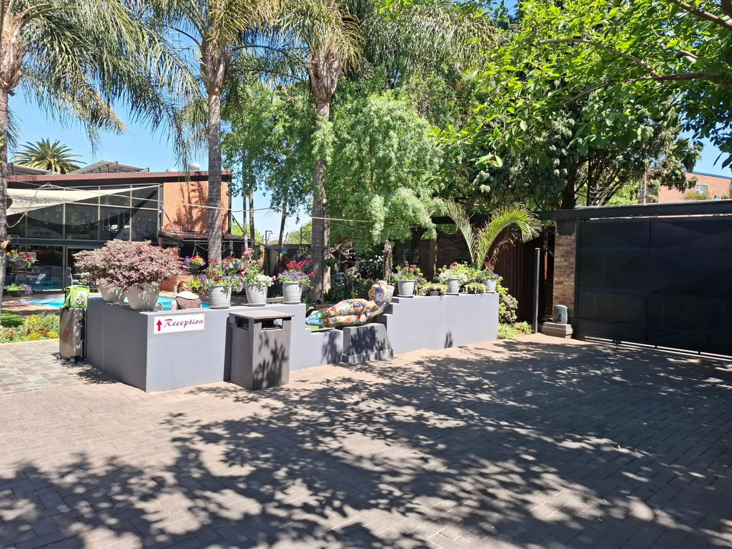 Garden in Sunrock Guesthouse