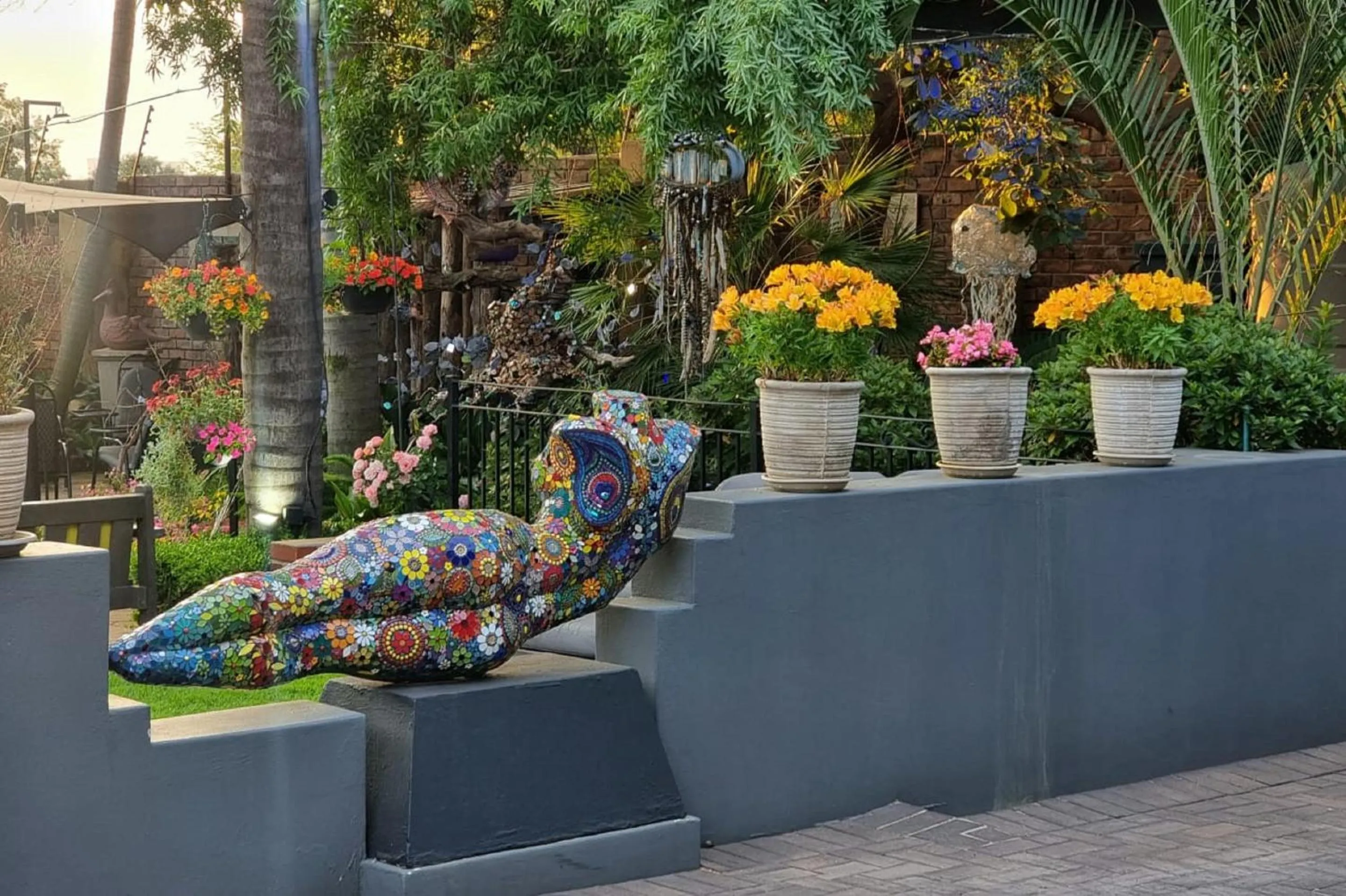 Garden in Sunrock Guesthouse