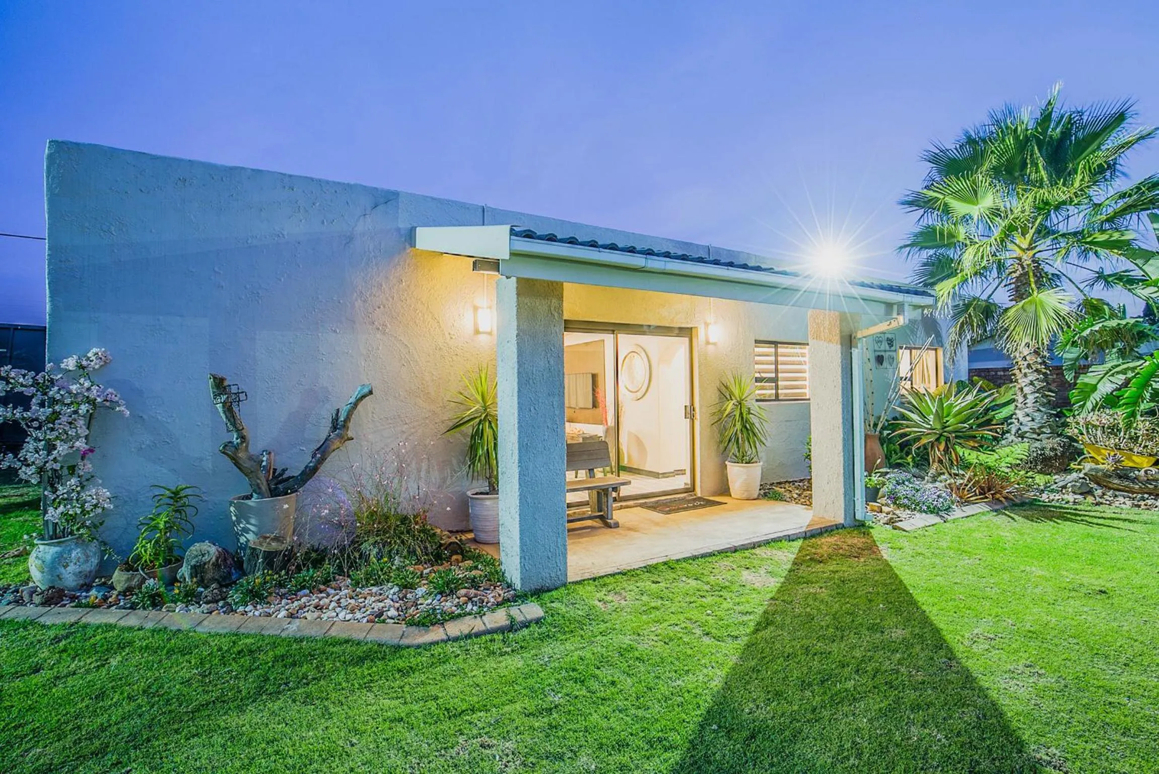 Patio in Sunrock Guesthouse