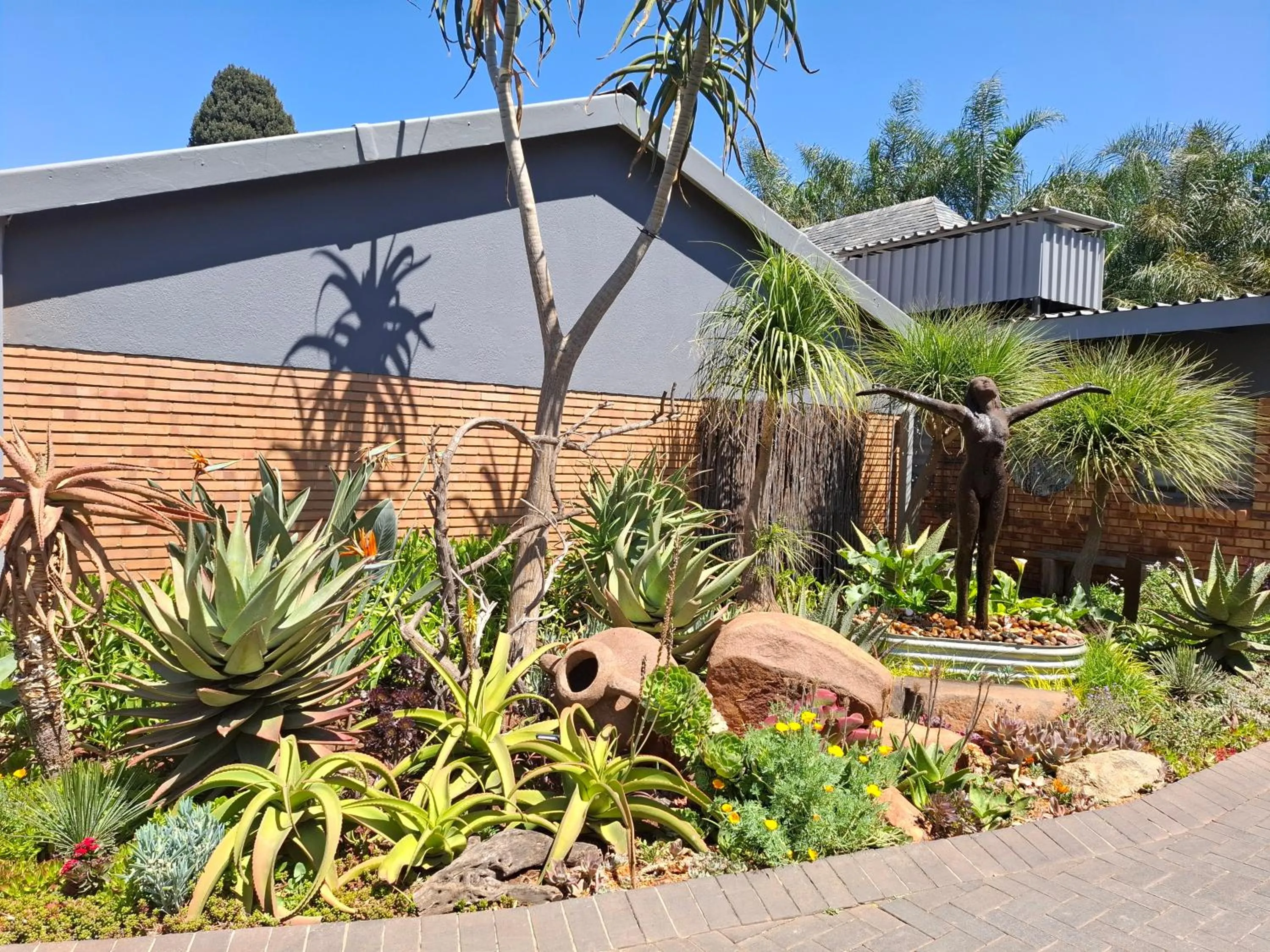 Garden view in Sunrock Guesthouse