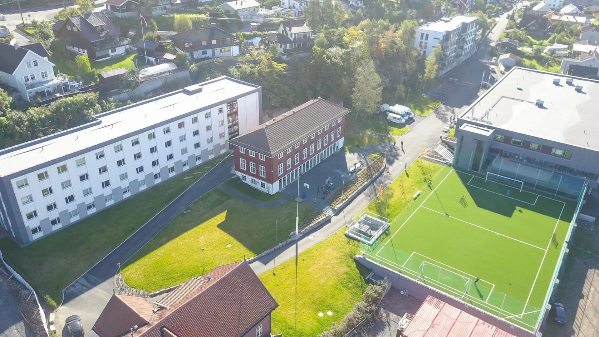 Bird's eye view in Oslo Hostel Rønningen