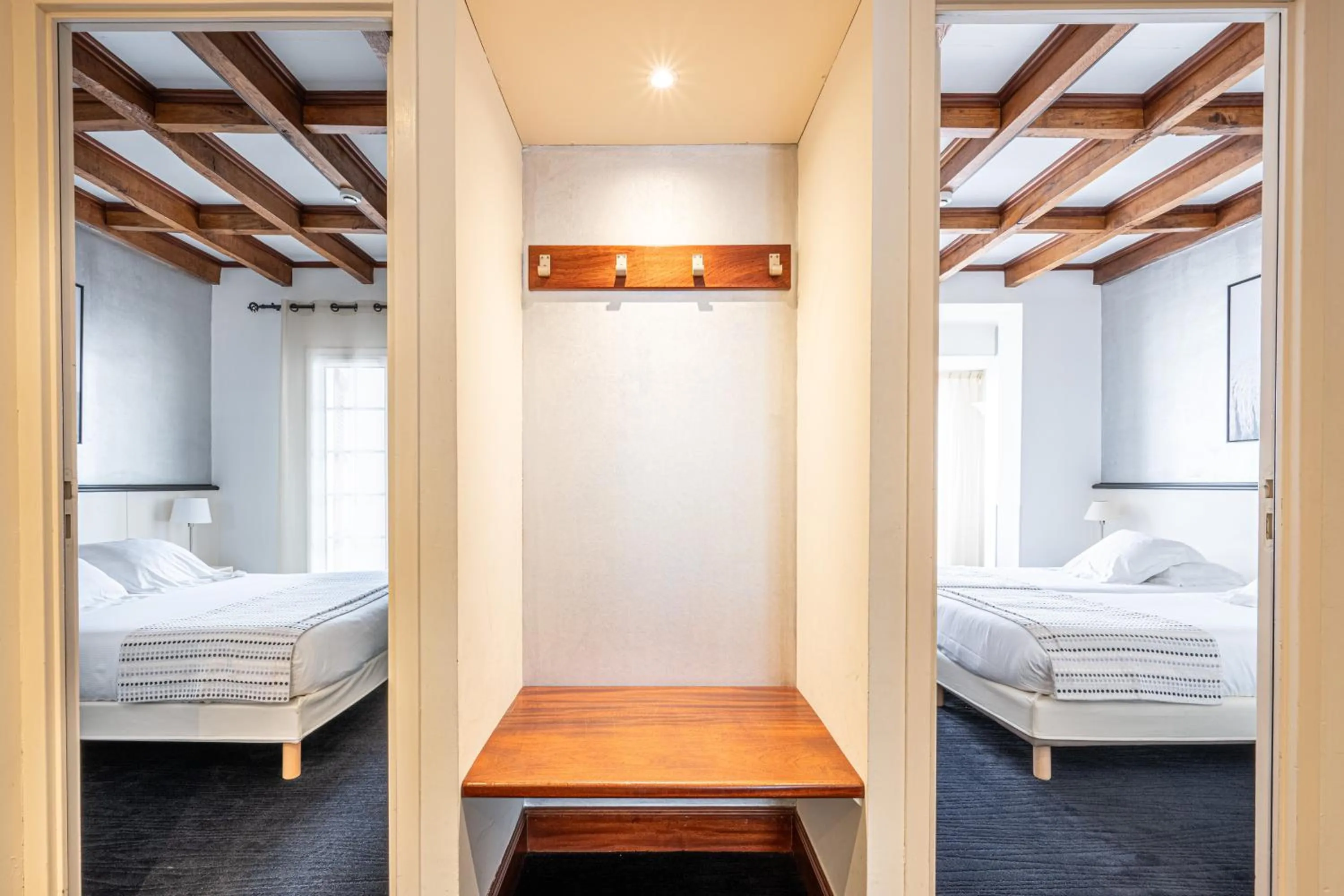 Bed in Hôtel Ithurria - Teritoria