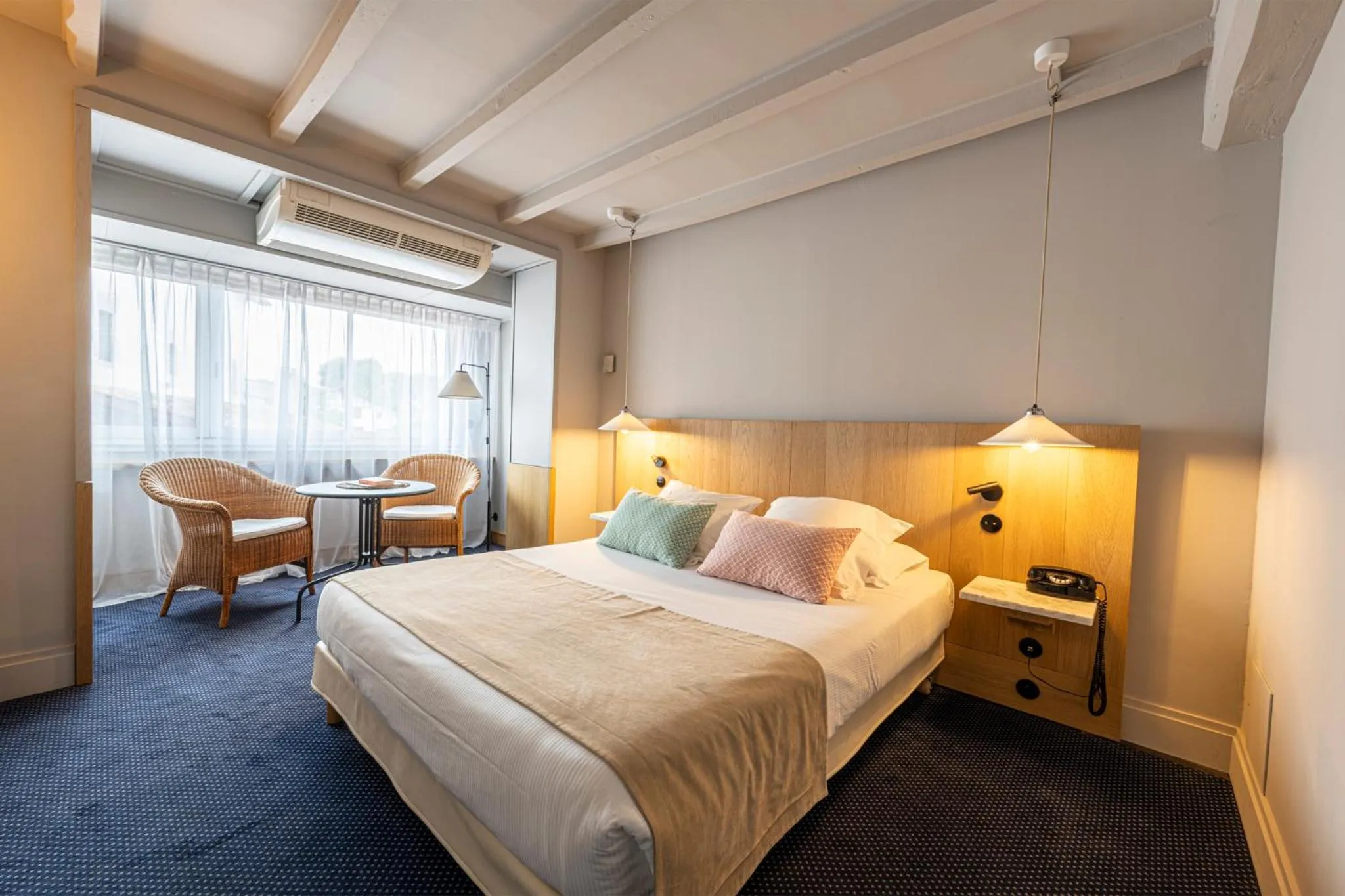 Bed in Hôtel Ithurria - Teritoria