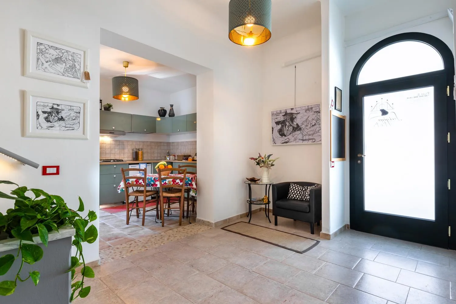 Kitchen or kitchenette in Luigino B&B