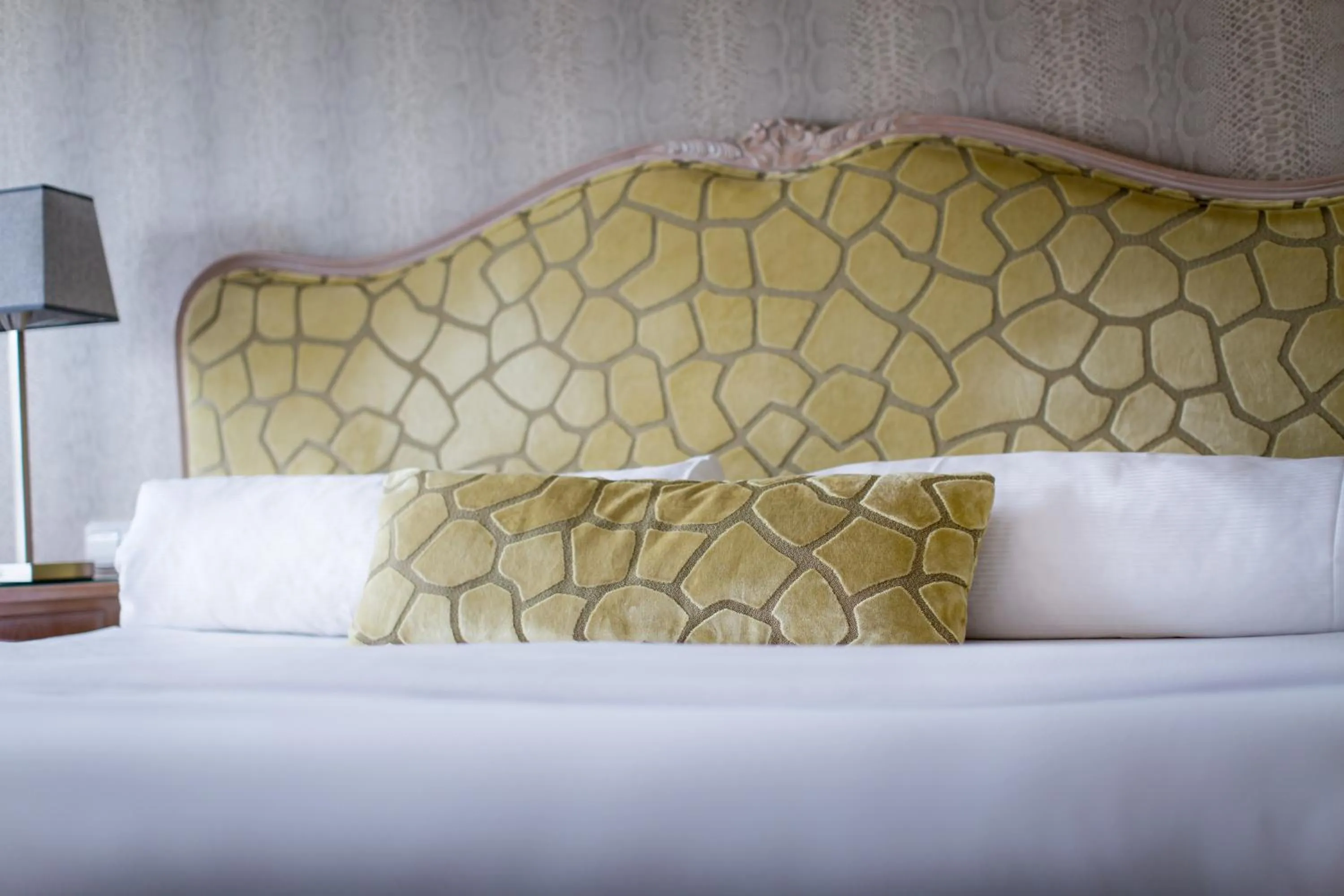 Decorative detail, Bed in Friday Hotel