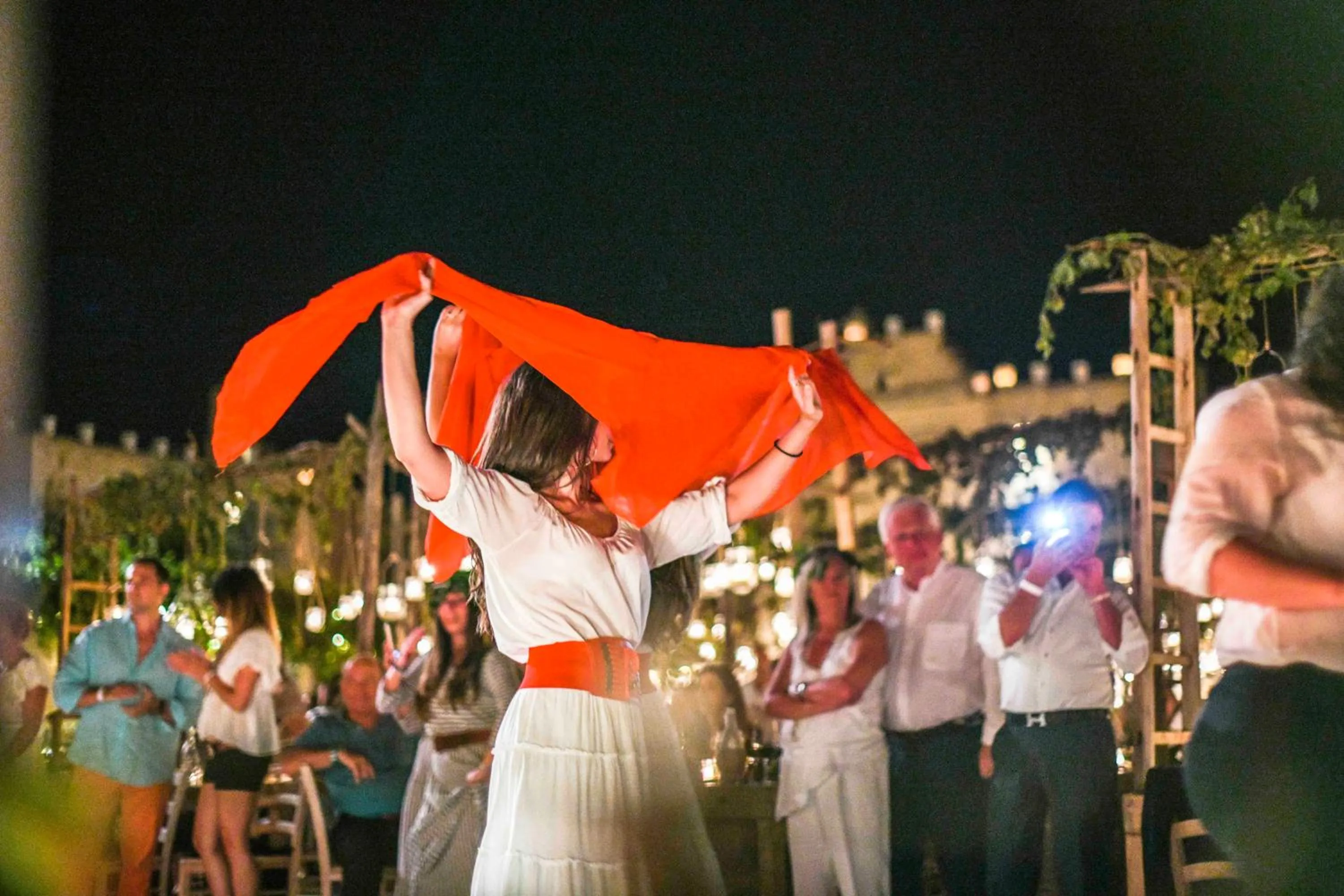 Evening entertainment in Borgo Egnazia