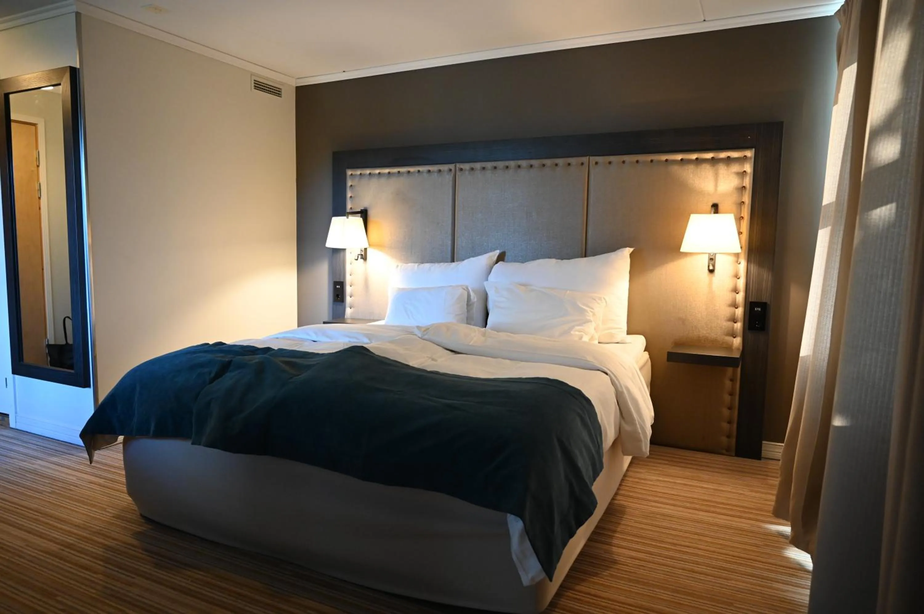 Bed in Clarion Hotel Oslo Airport