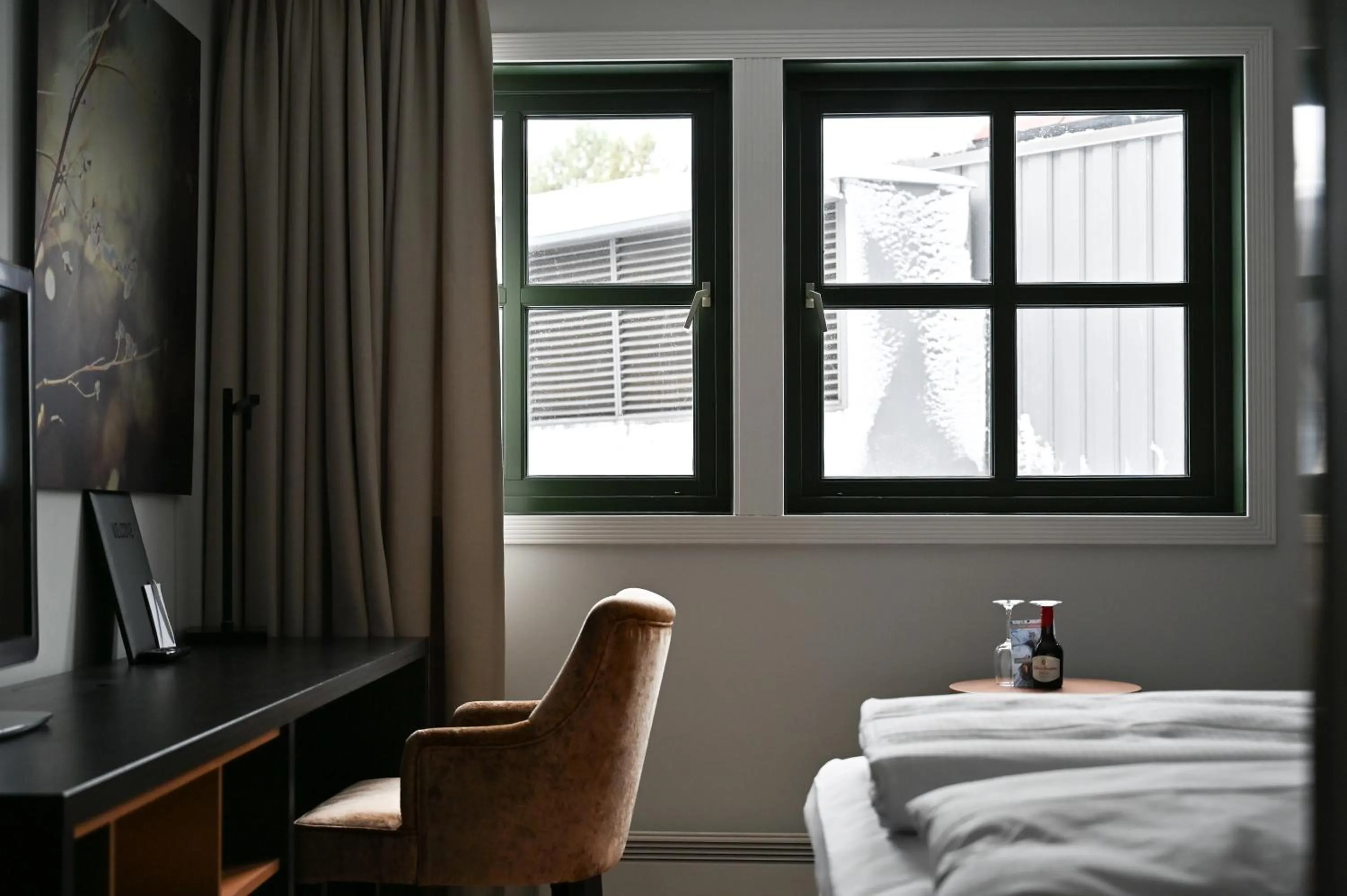 Bed in Clarion Hotel Oslo Airport