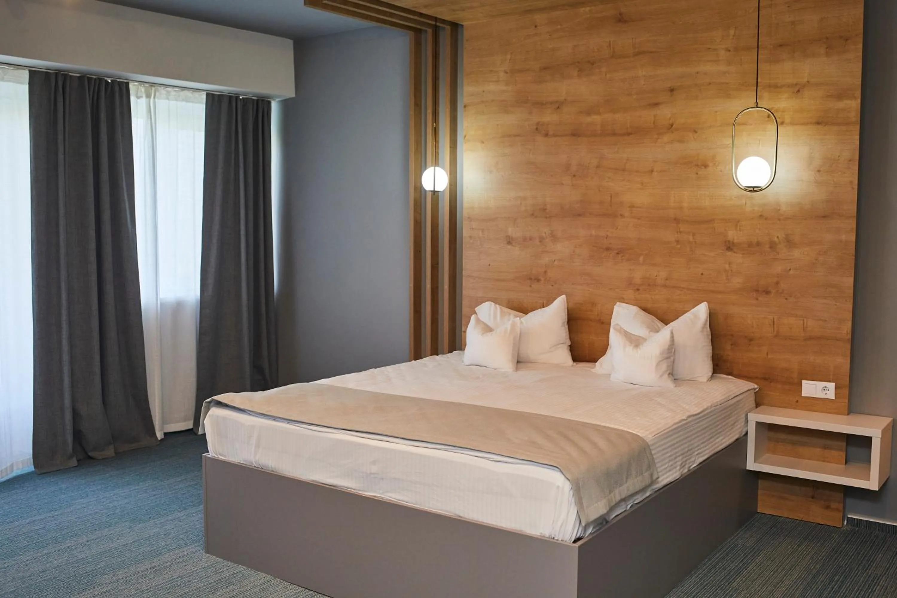 Bed in Hotel Bistrita