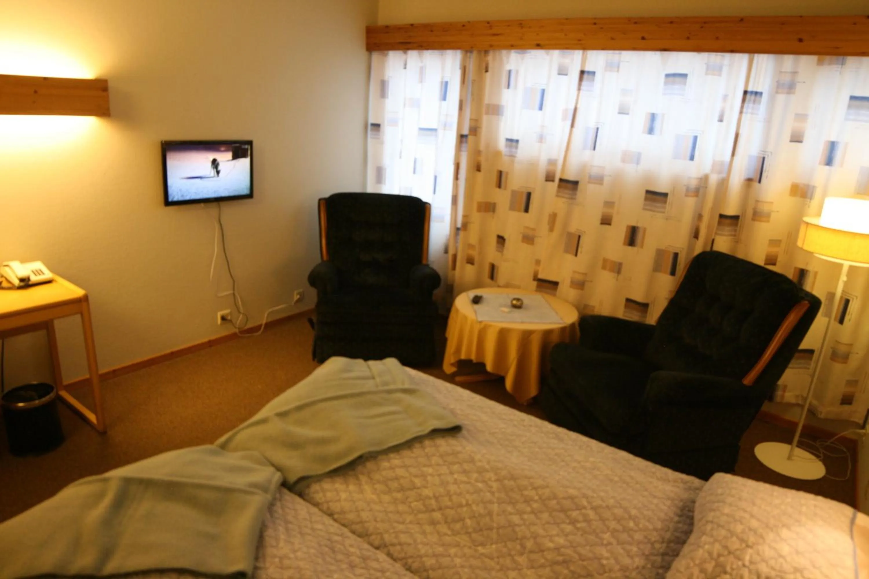 Photo of the whole room, Bed in Overhalla Hotel