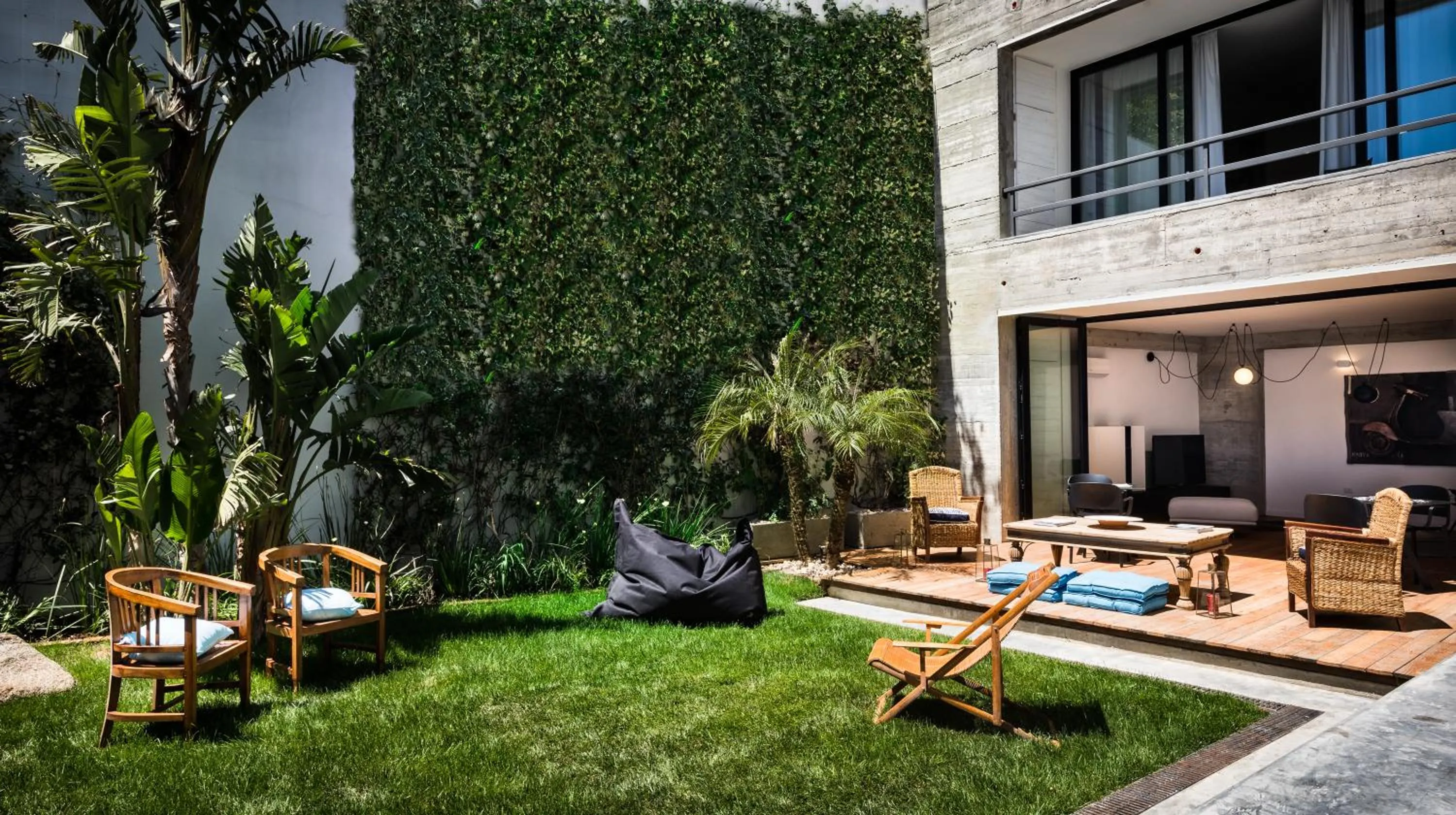 Patio in Teku Sardinia Boutique Hotel