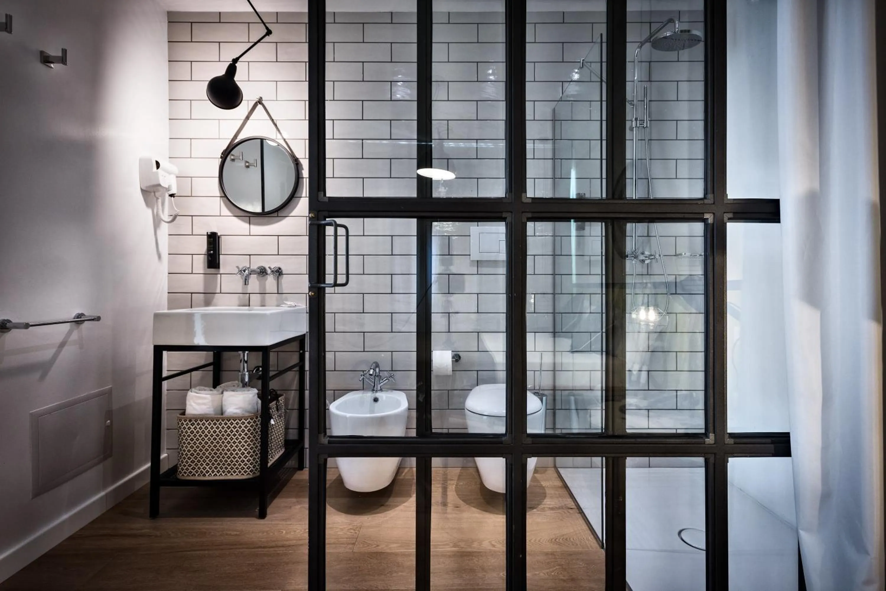 Shower in Teku Sardinia Boutique Hotel