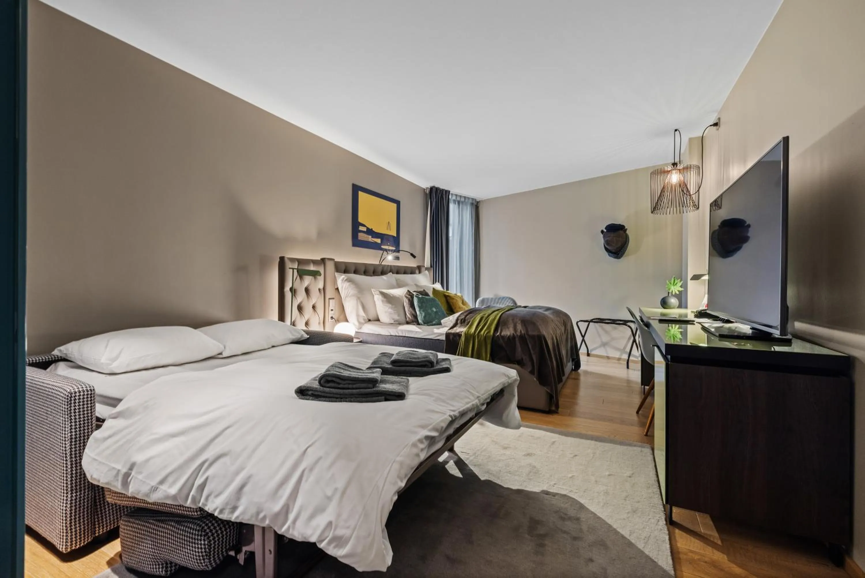 Bed in Clarion Hotel The Hub