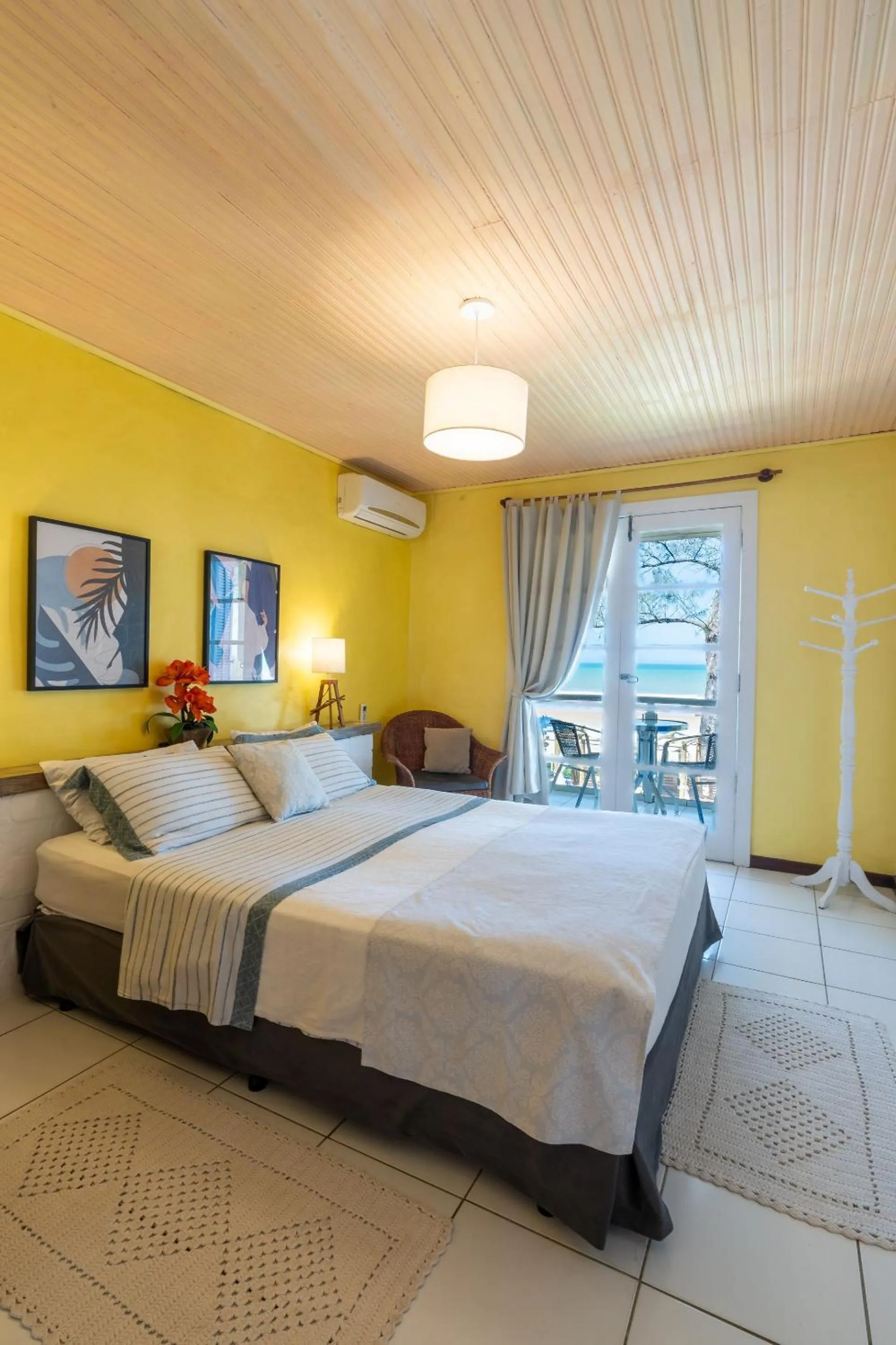 Bed in Pousada dos Gravatás