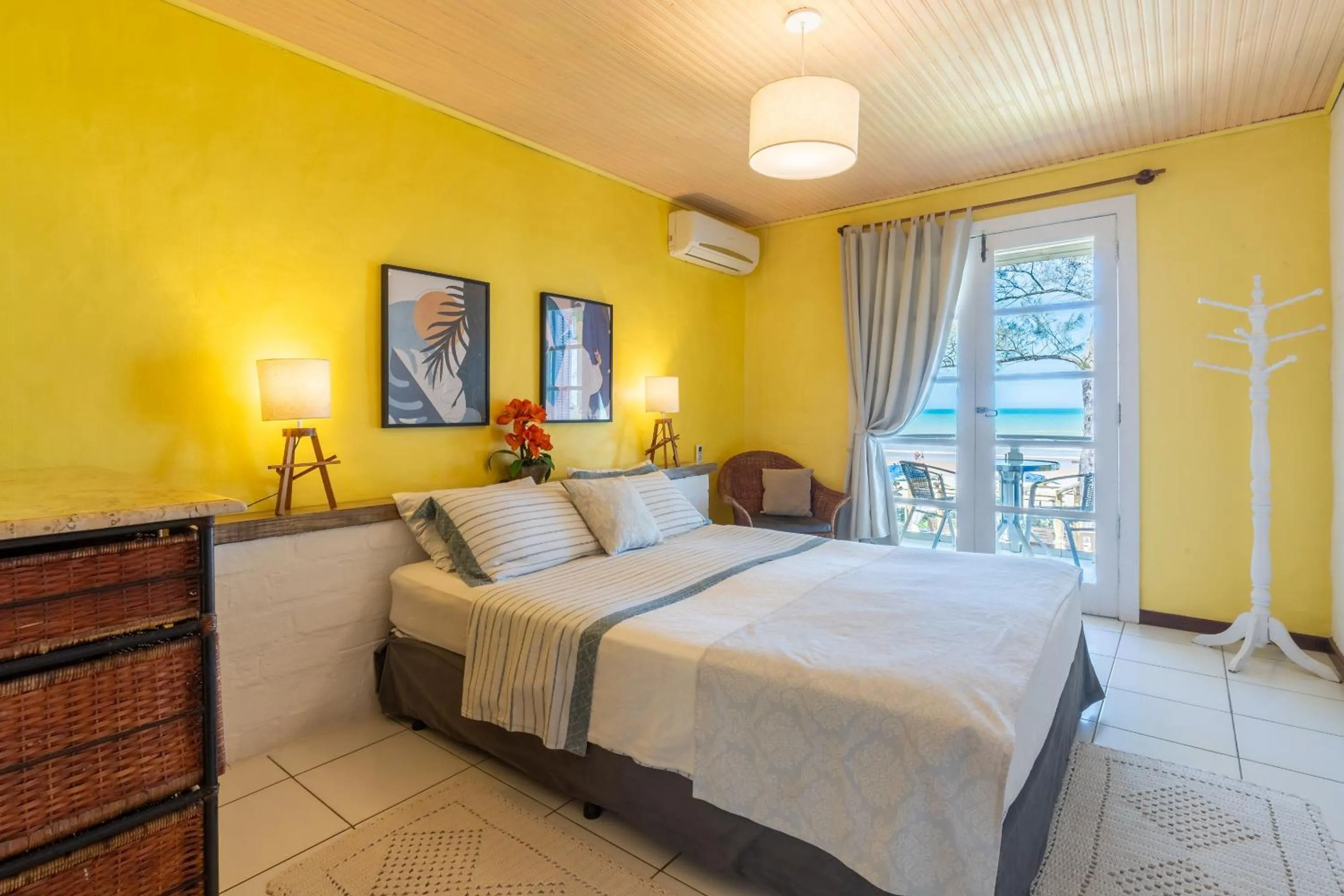 Bed in Pousada dos Gravatás