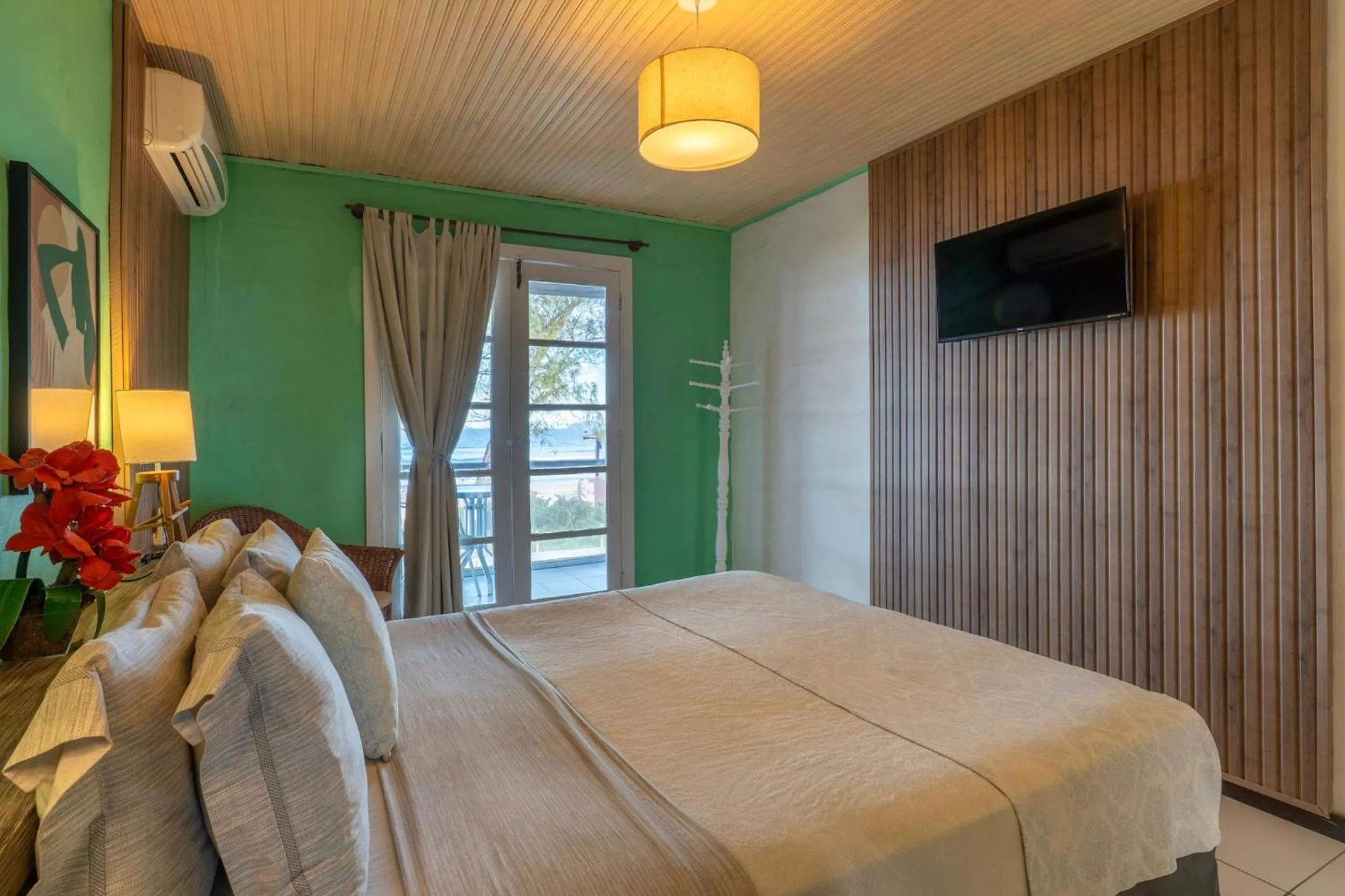 Bed in Pousada dos Gravatás