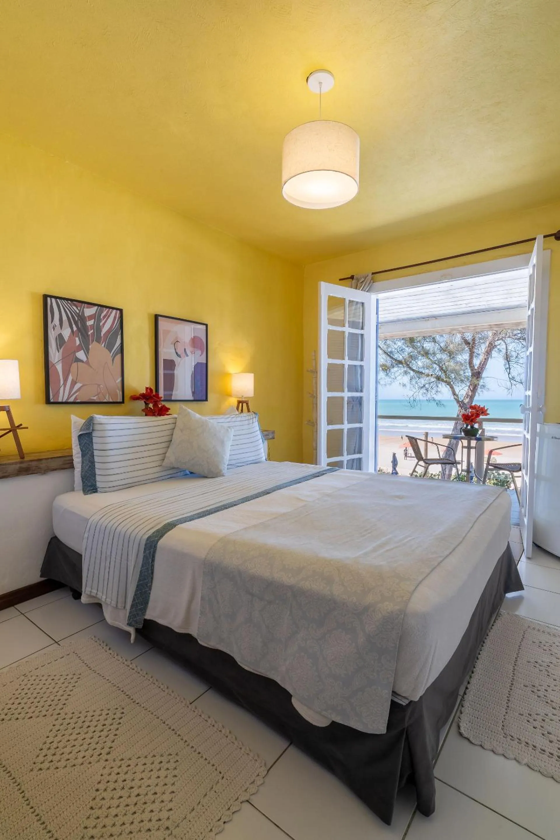 Bed in Pousada dos Gravatás