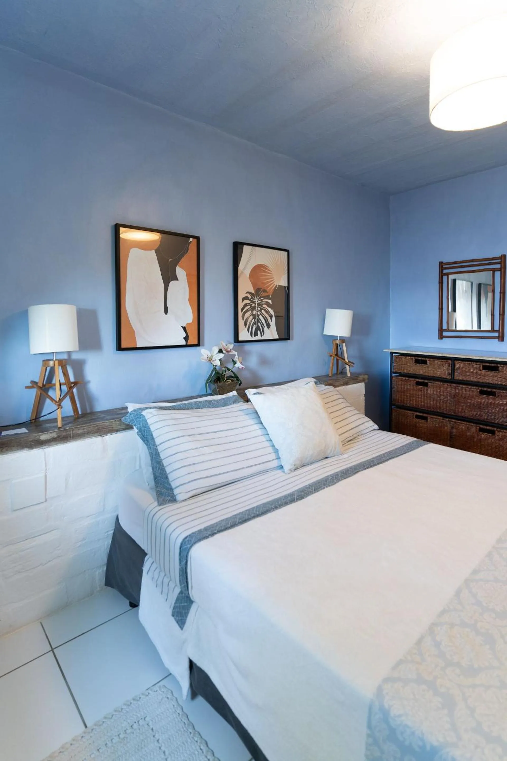 Bed in Pousada dos Gravatás