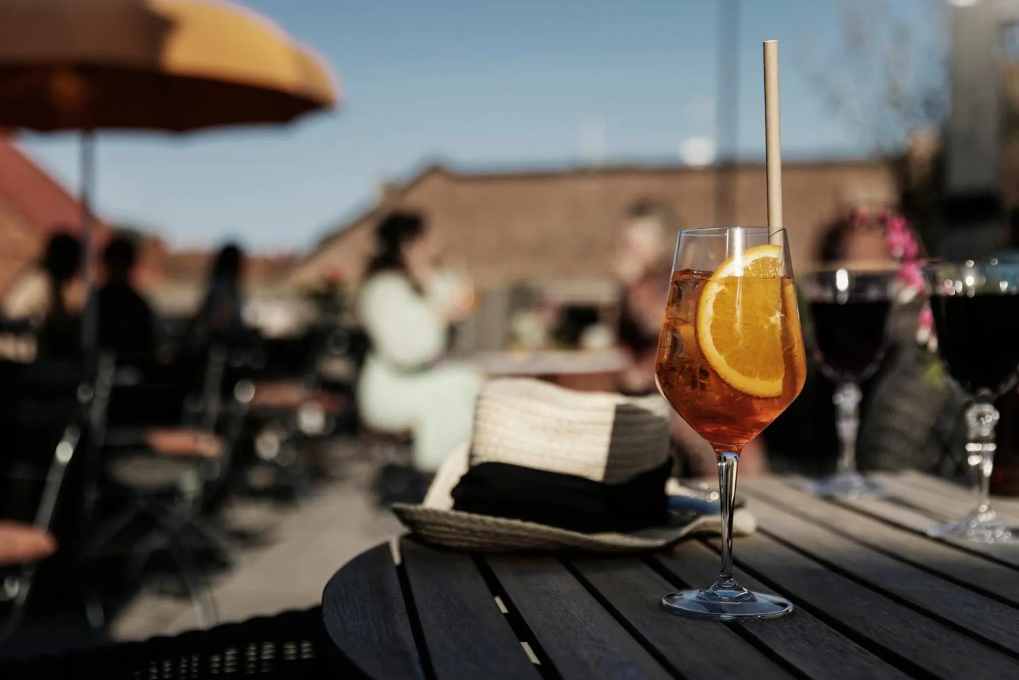 Balcony/Terrace in Hotell Gästis