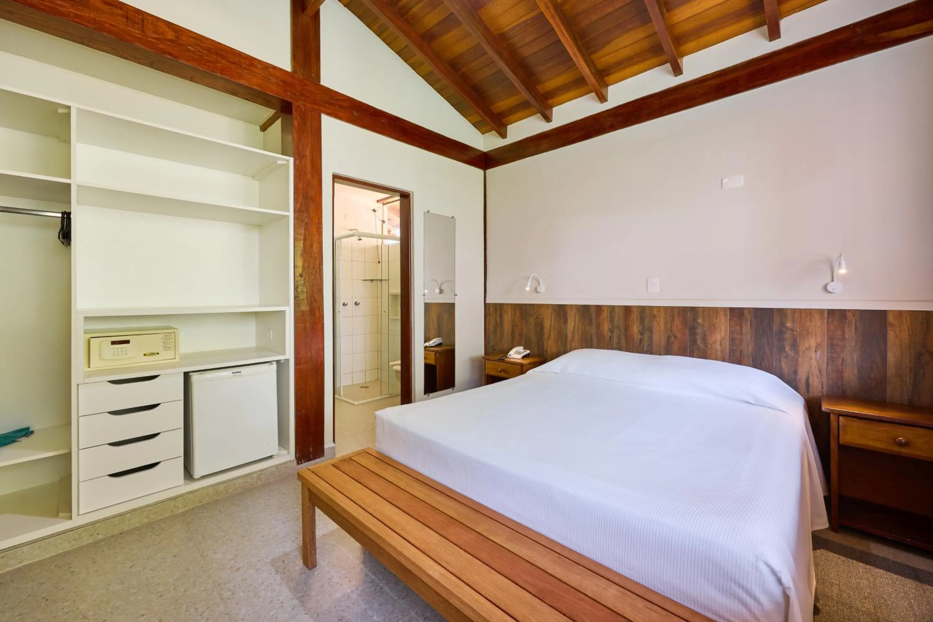 Bed in Hotel Coquille