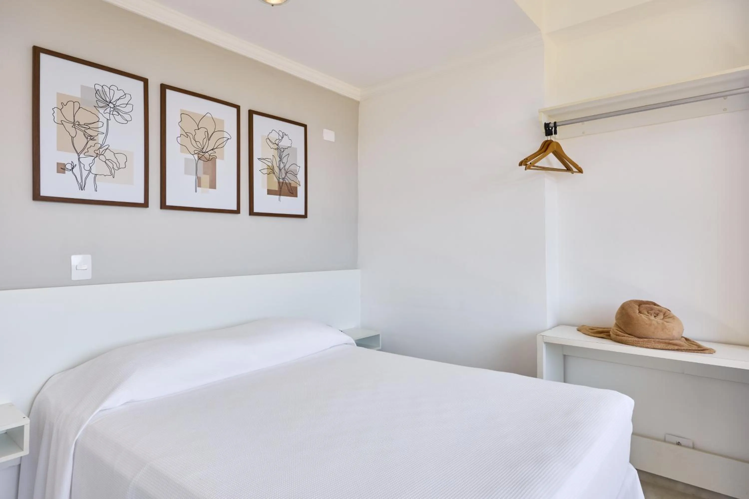 Bed in Hotel Coquille